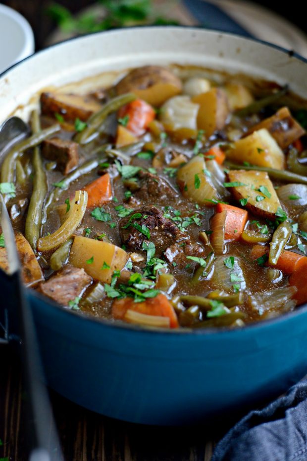 Oven Braised Beef Stew l SimplyScratch.com