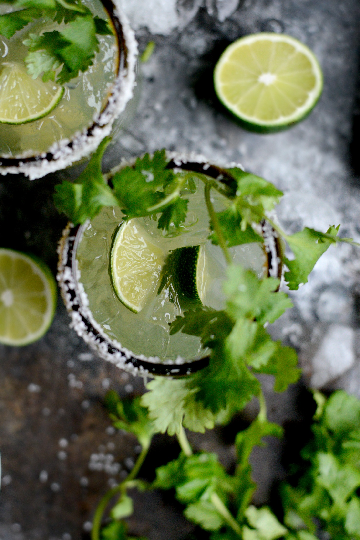 Simply Scratch Cilantro Lime Margaritas Simply Scratch