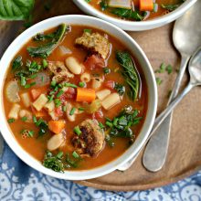 Italian Turkey Meatball Minestrone Soup l SimplyScratch.coom (15)