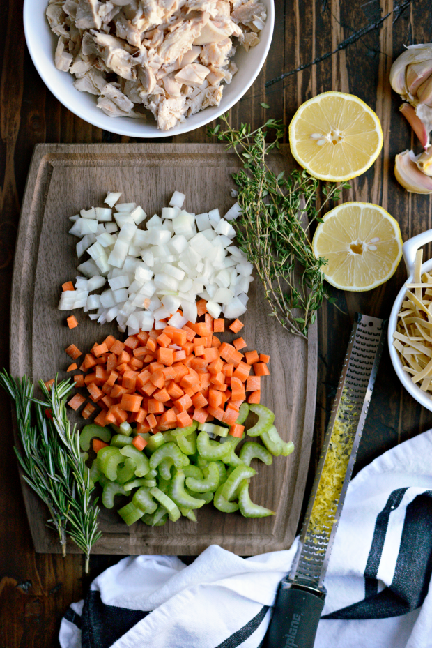 Lemon Rosemary Chicken Noodle Soup l SimplyScratch.com (1)