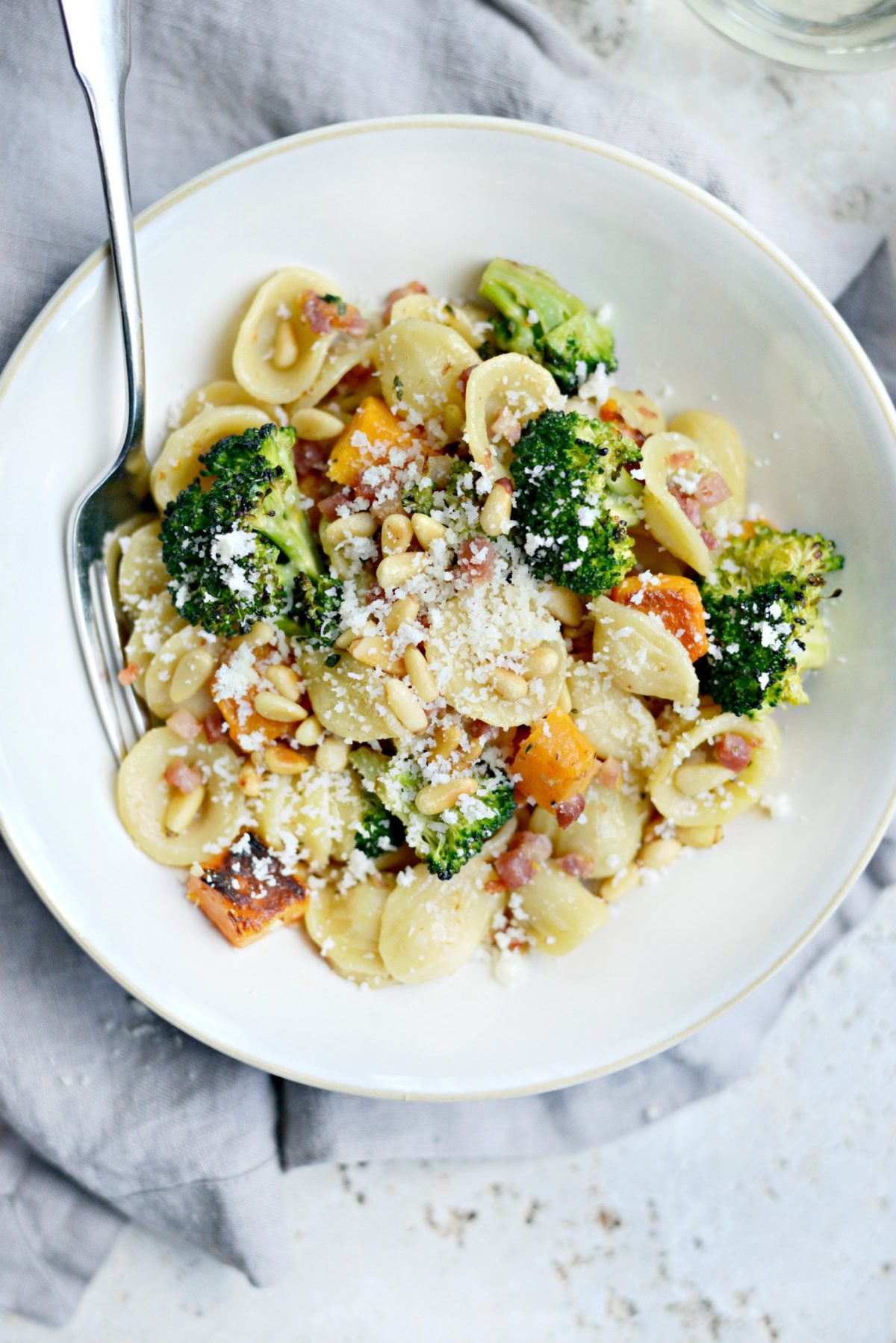 Orecchiette Pasta with Pancetta, Butternut Squash and Broccoli l SimplyScratch.com (16)