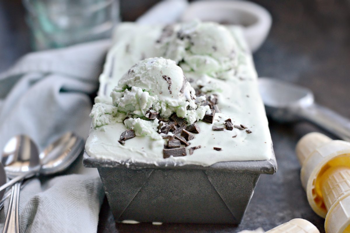 Simply Scratch Mint Chocolate Chip Ice Cream Simply Scratch