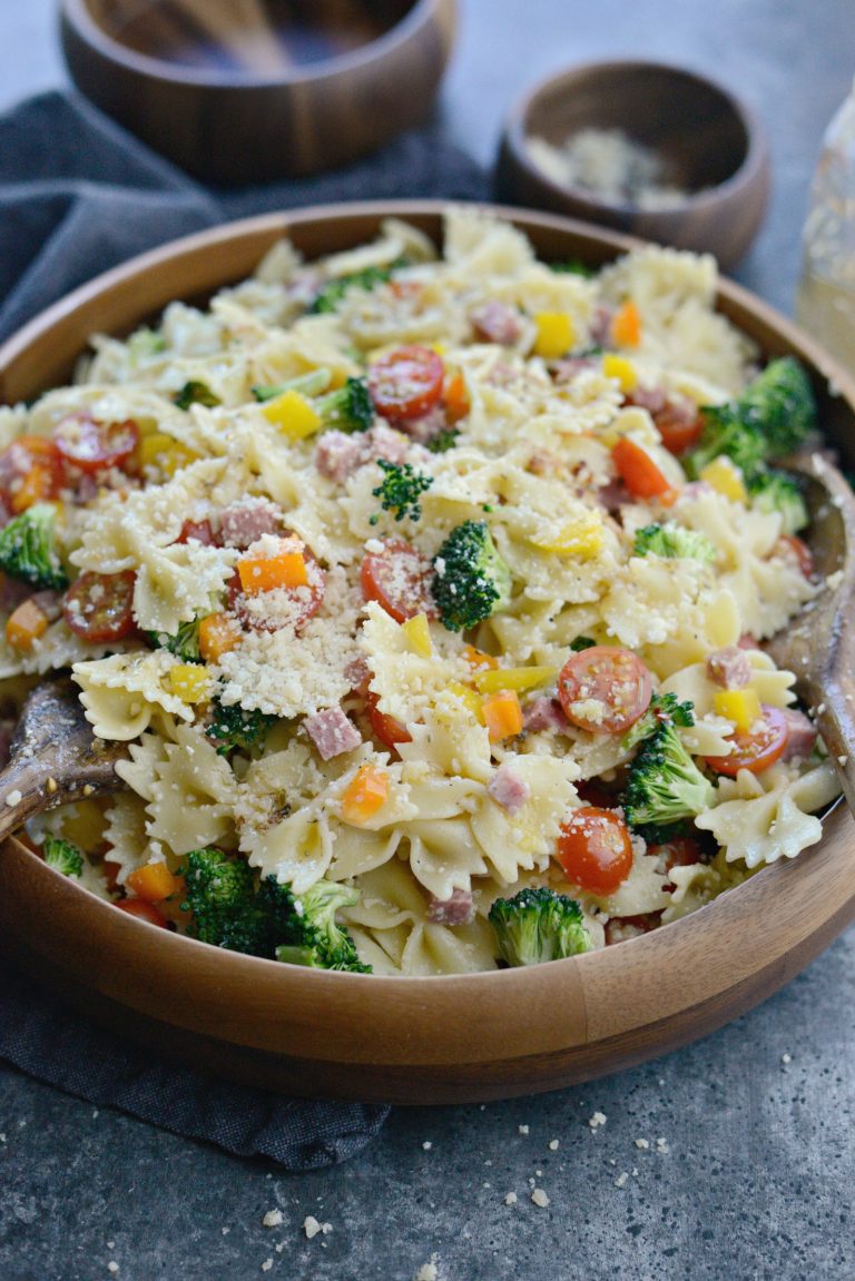 Simply Scratch Italian Bowtie Pasta Salad Simply Scratch