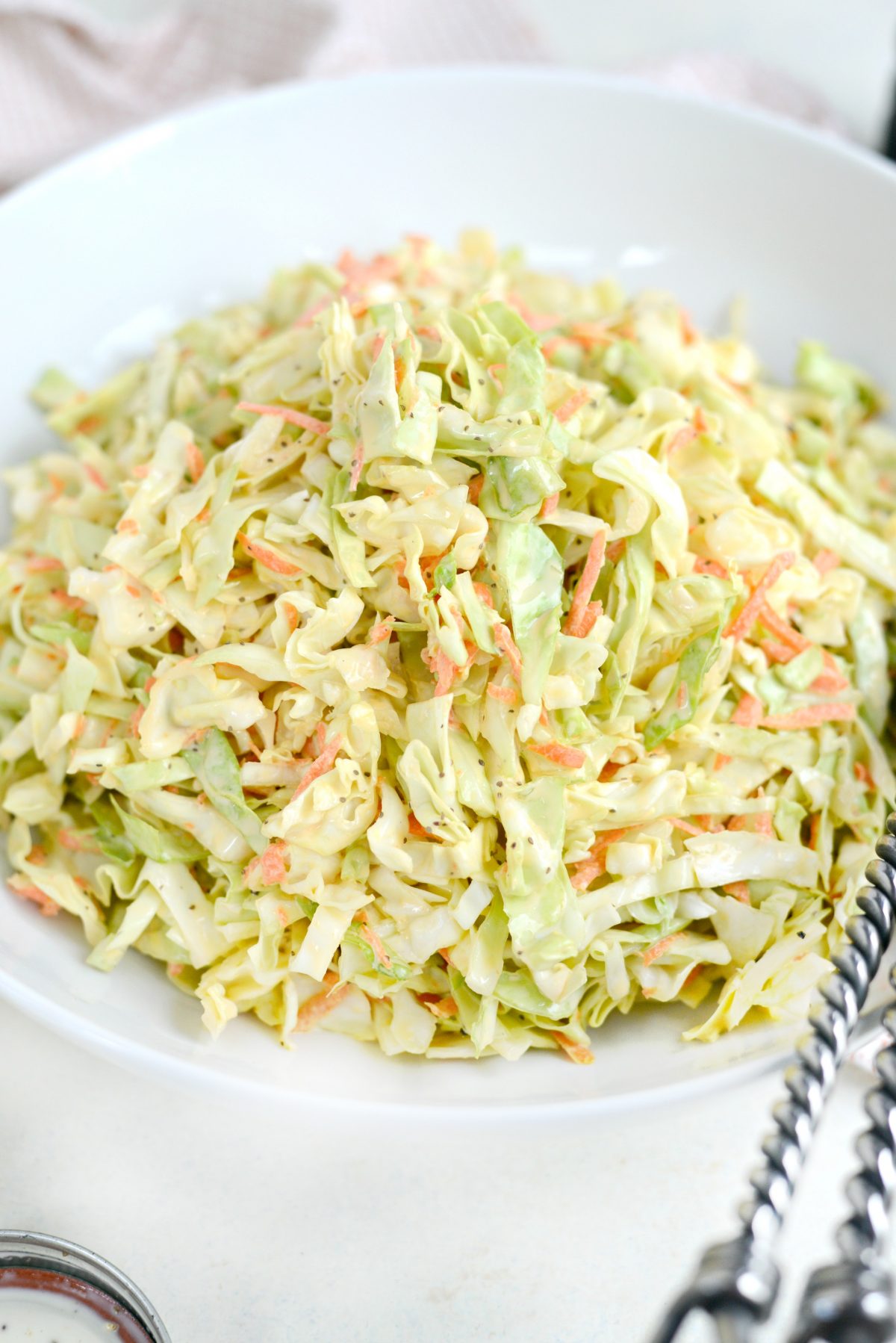 Classic Coleslaw Recipe with Homemade Dressing l SimplyScratch.com (11)