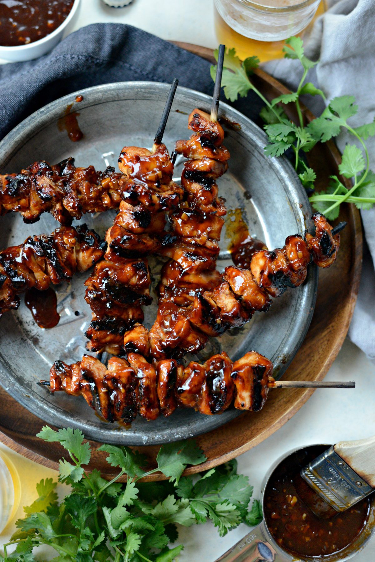 Grilled Sticky Sweet Chicken Skewers l SimplyScratch.com (19)
