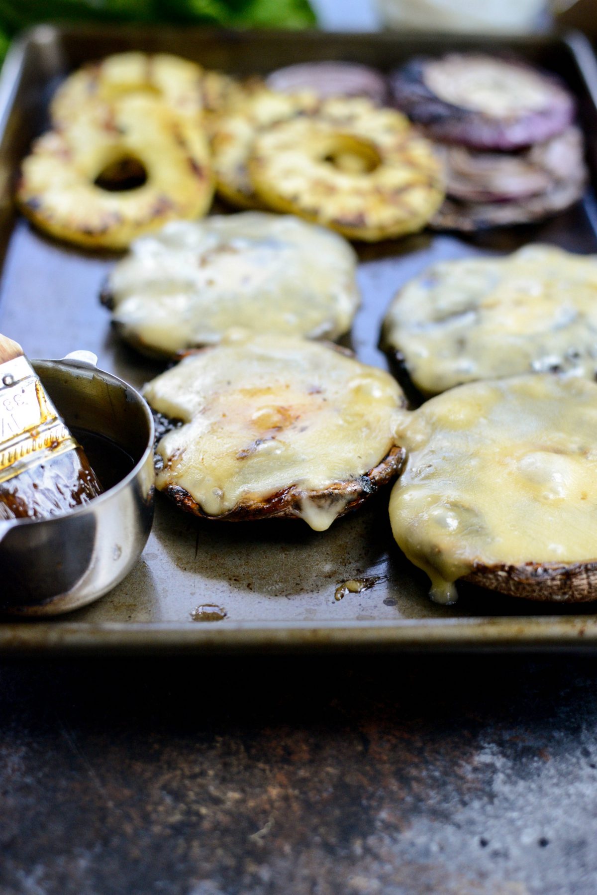 Grilled Teriyaki Portobello Burgers with Honey Wasabi Mayo l SimplyScratch.com (13)