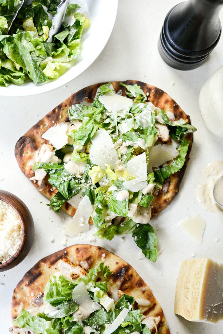 Grilled Chicken Caesar Pizza