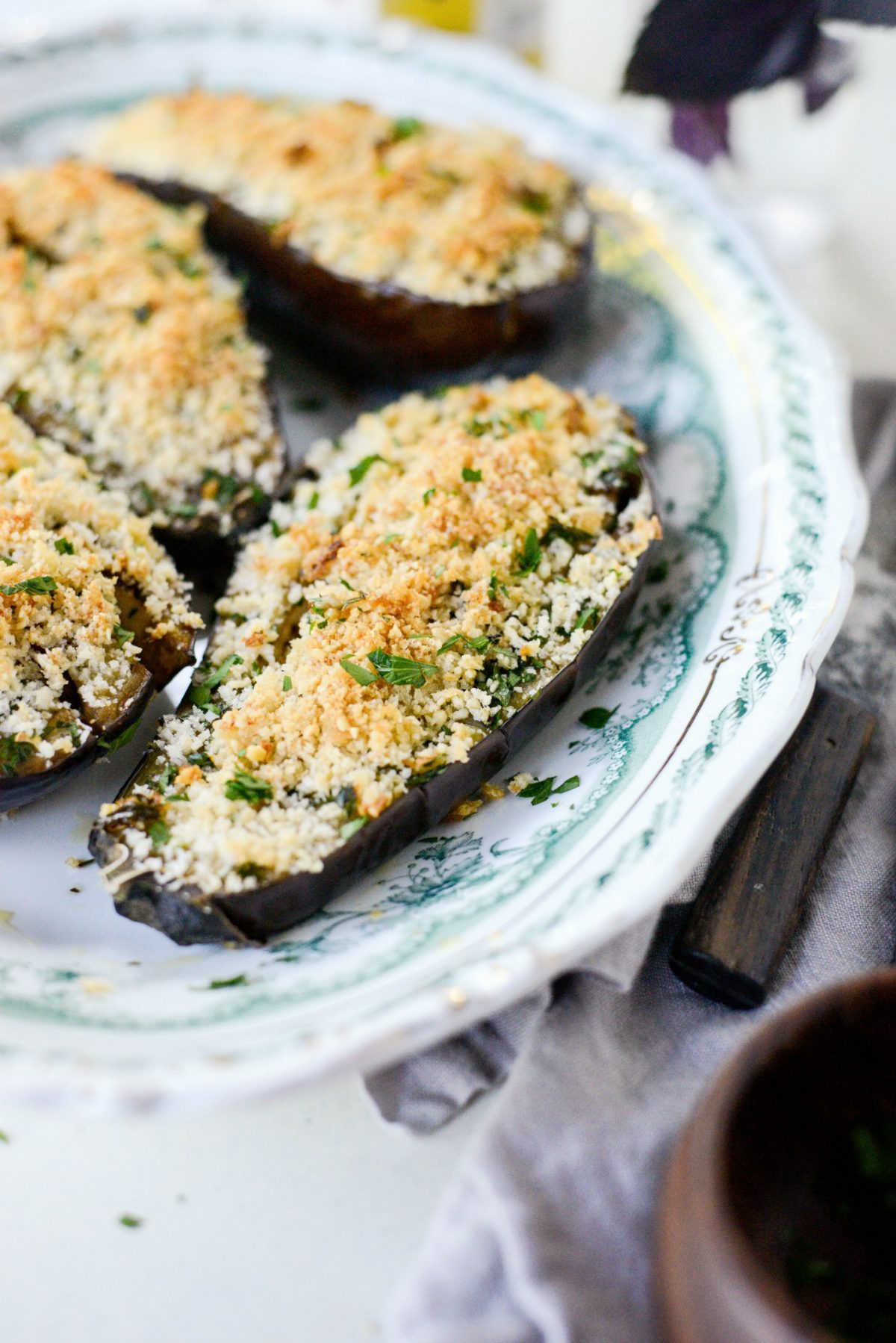 Baked Eggplant with Pecorino Crumbs l SimplyScratch.com (12)