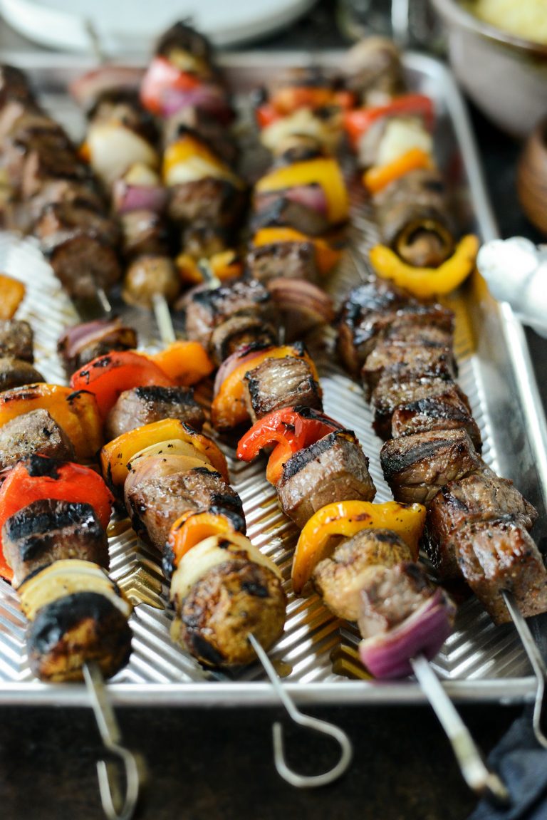 Simply Scratch Grilled Beef and Vegetable Kebabs Simply Scratch