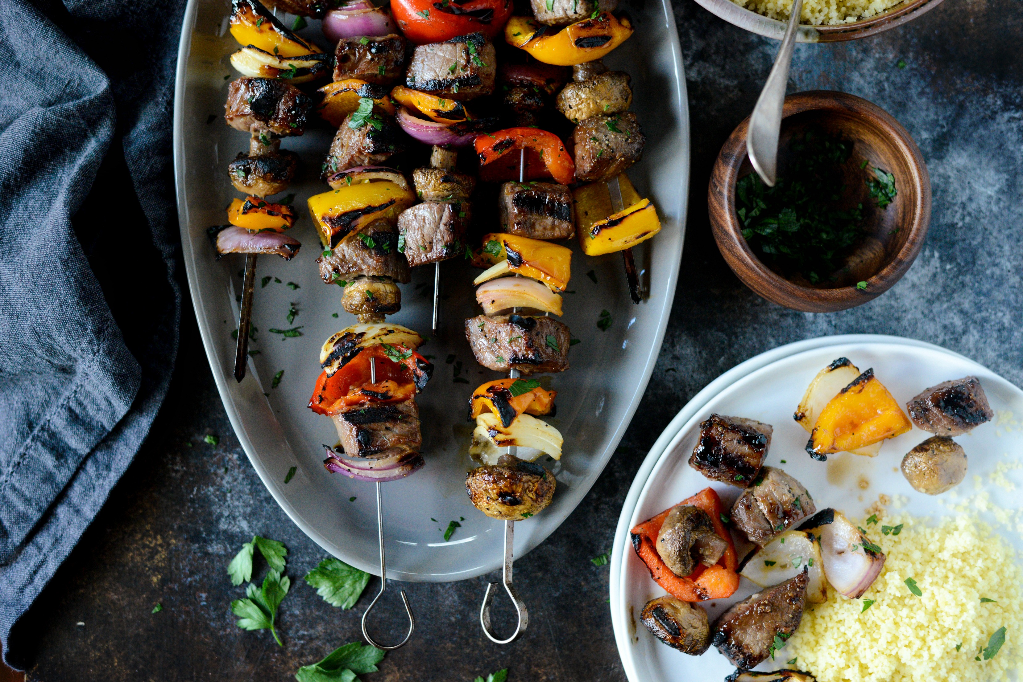 Simply Scratch Grilled Beef and Vegetable Kebabs Simply Scratch