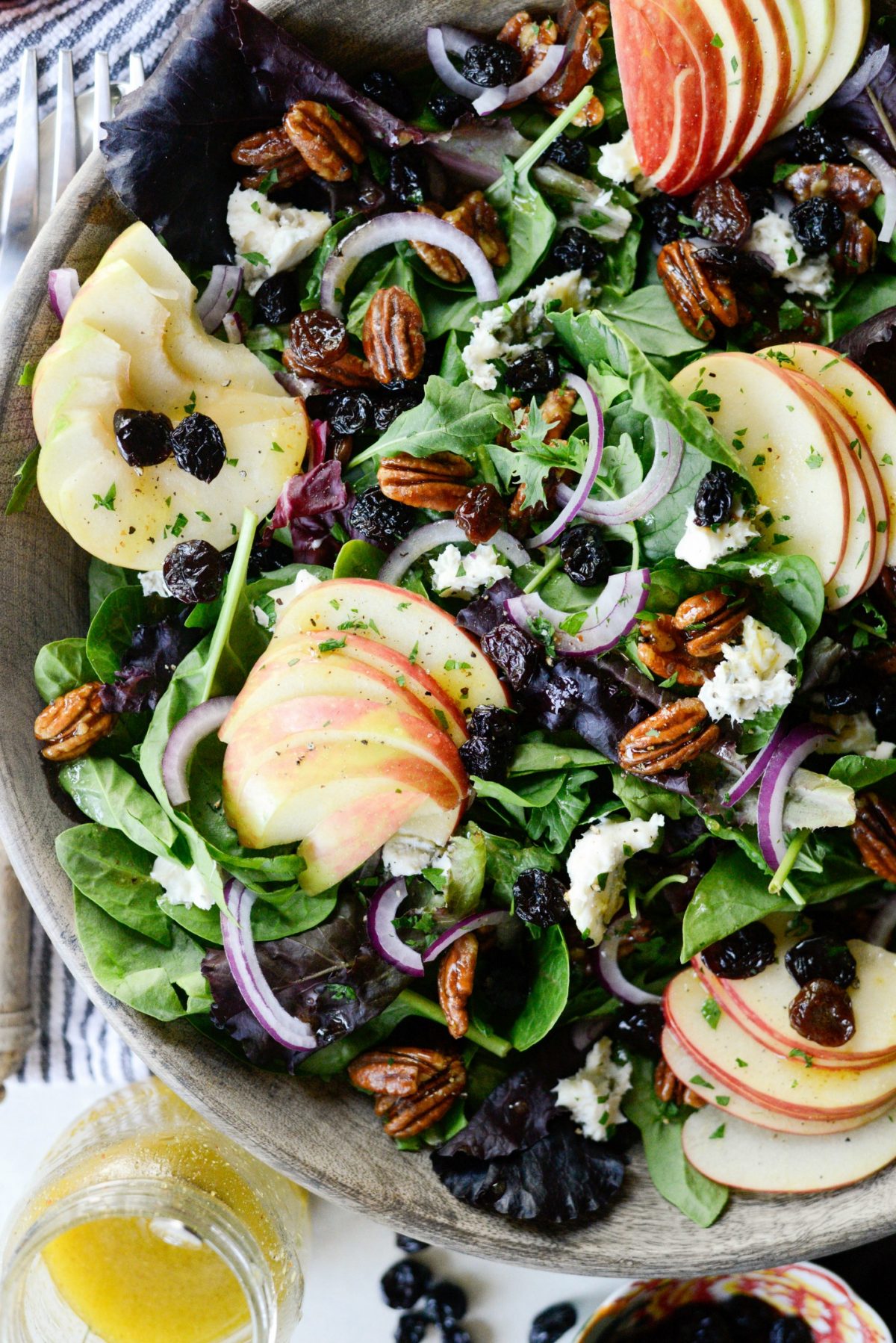 Michigan Cherry Salad with Cider Dijon Dressing l SimplyScratch (11)