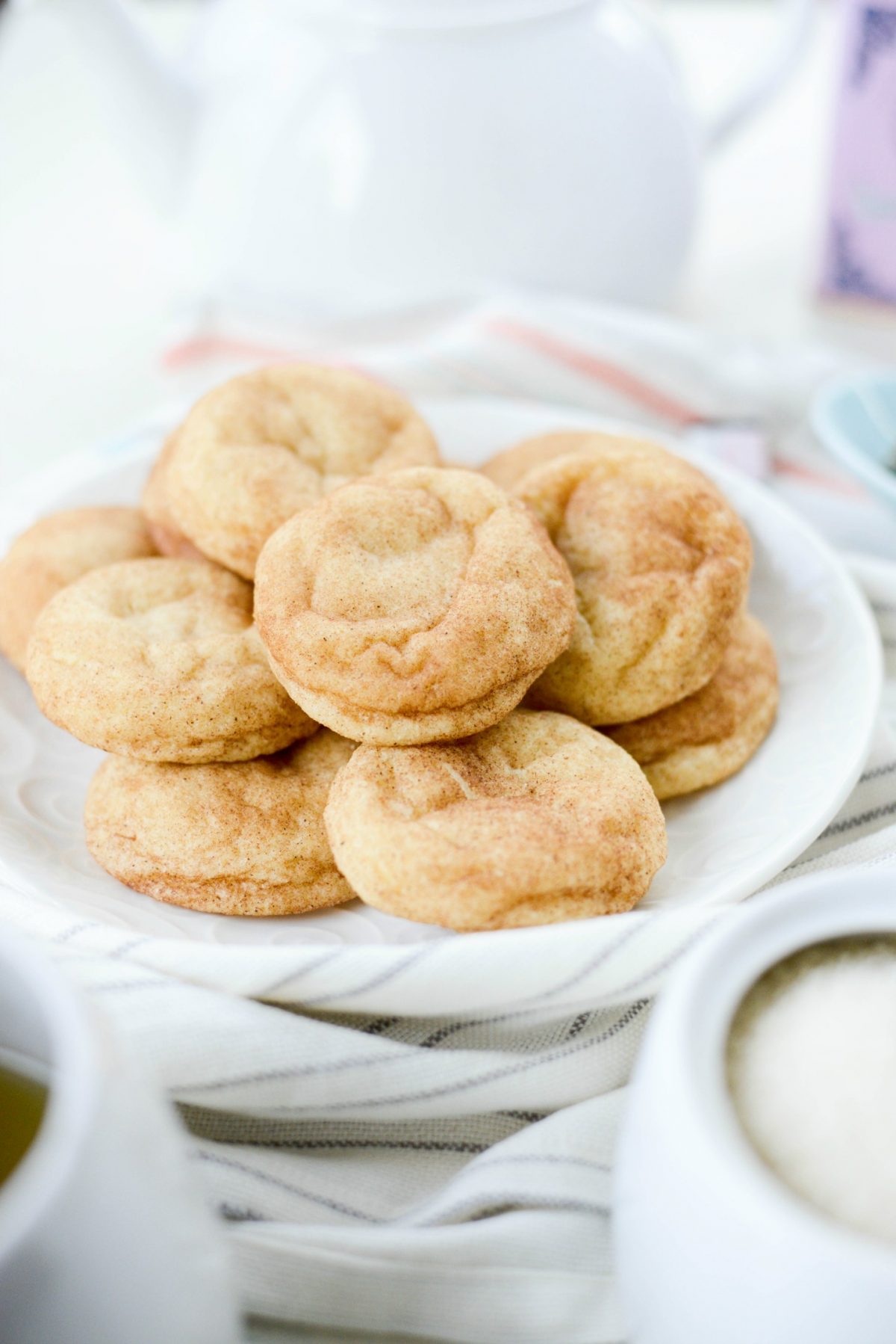 Classic Snickerdoodles l SimplyScratch.com #cinnamonsugar #snickerdoodle #cookies #baking