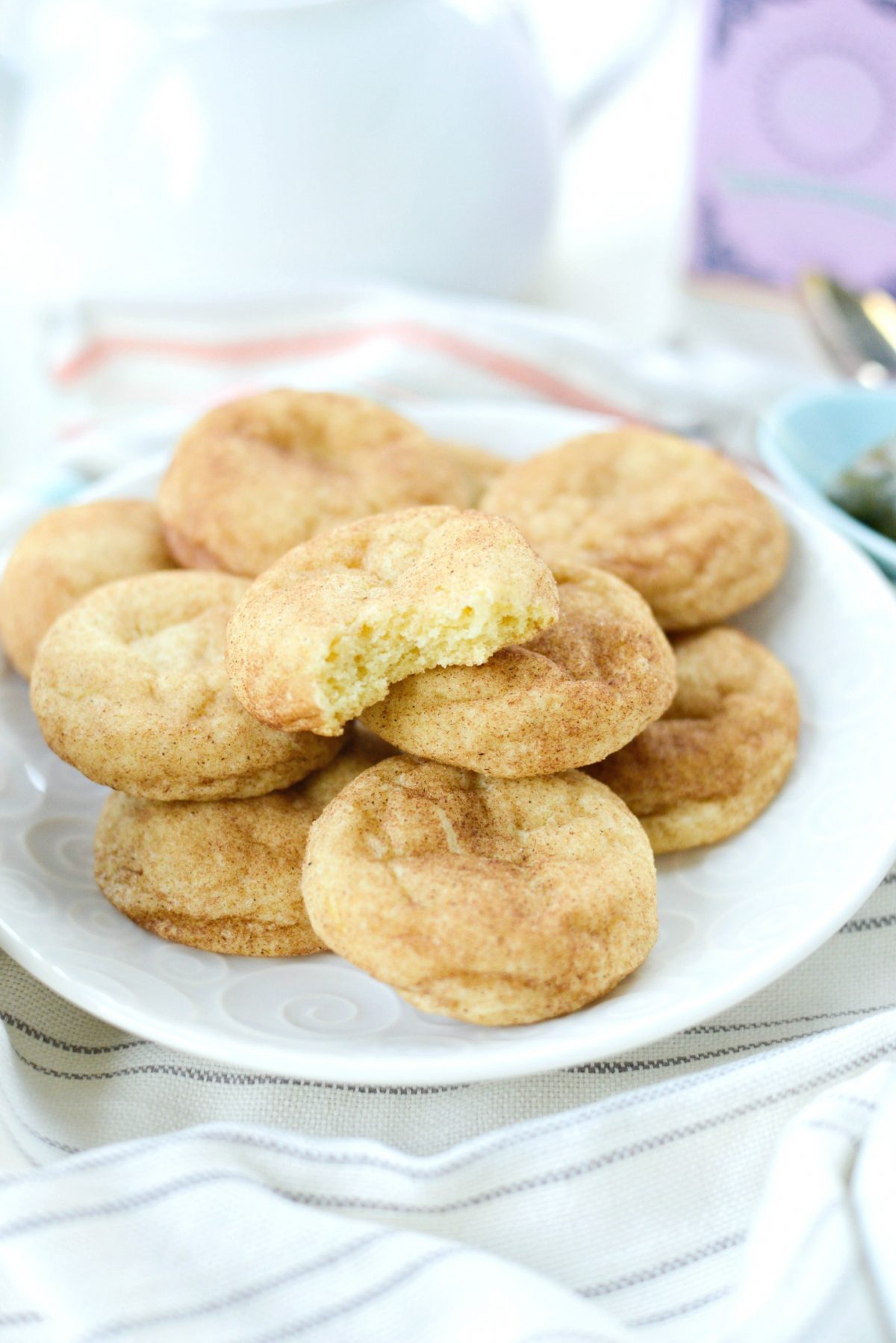 Classic Snickerdoodles l SimplyScratch.com #cinnamonsugar #snickerdoodle #cookies #baking