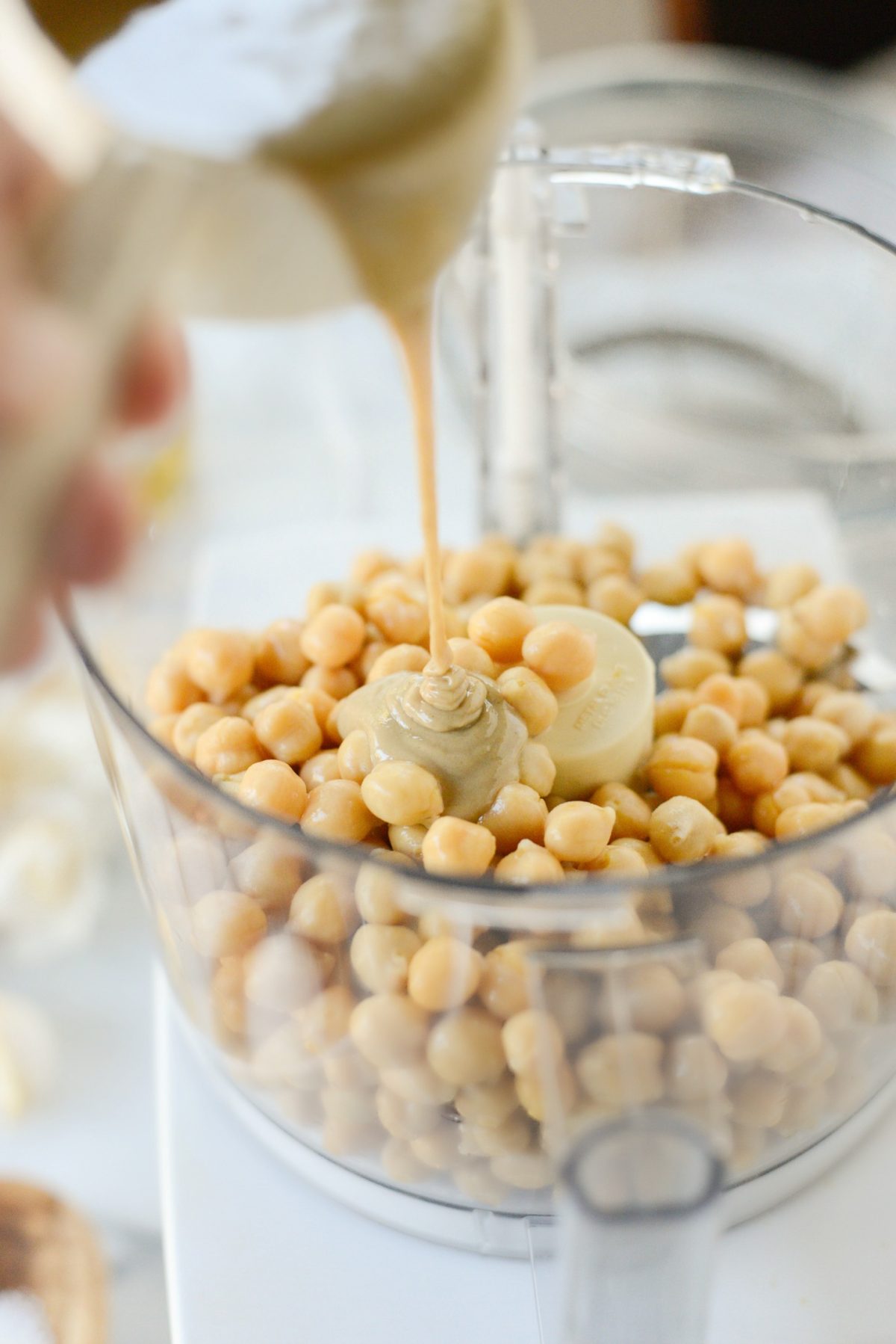 Aunt Vieve's Hummus with Toasted Pine Nuts l SimplyScratch.com 