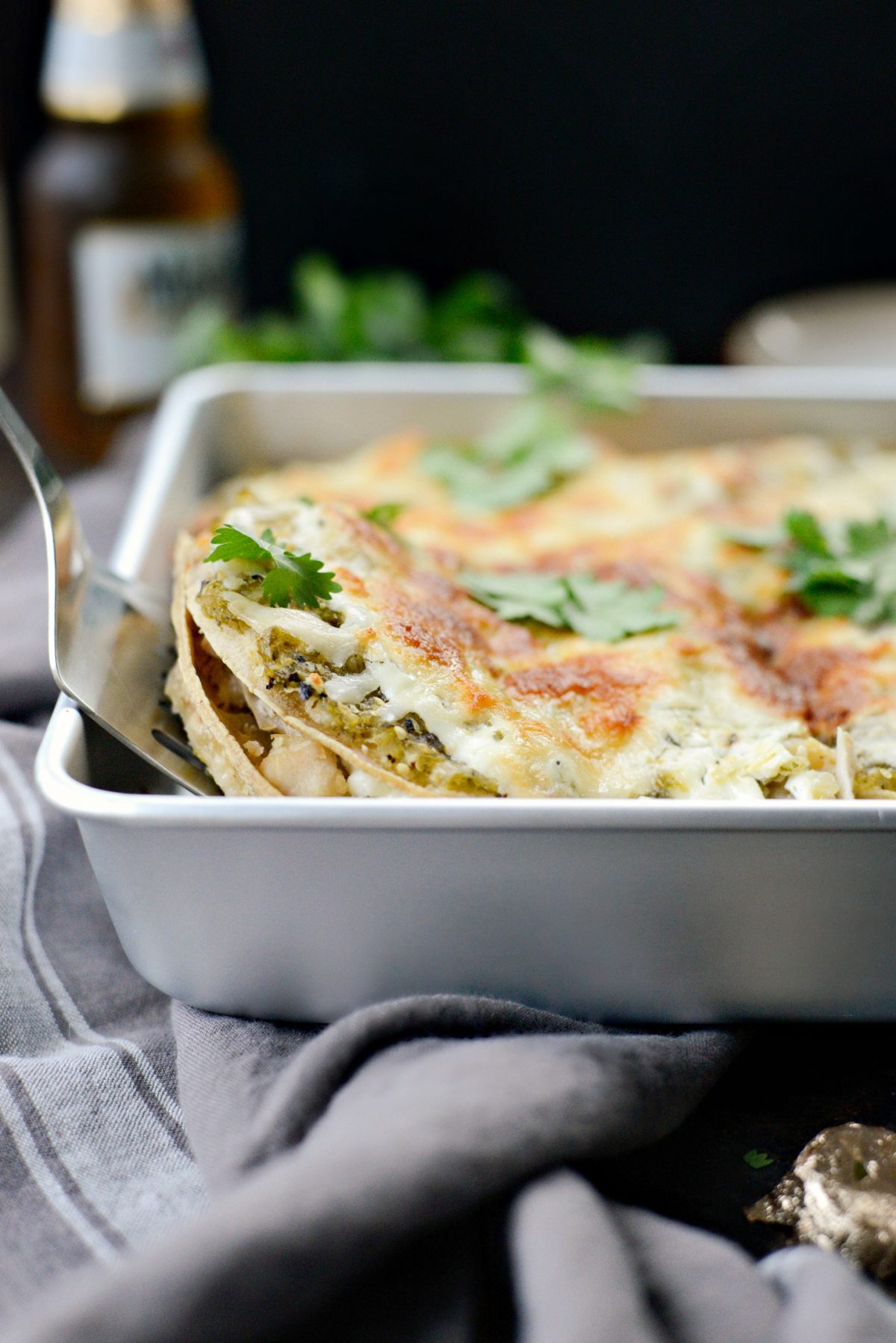 Salsa Verde Chicken Tortilla Casserole l SimplyScratch.com (13)