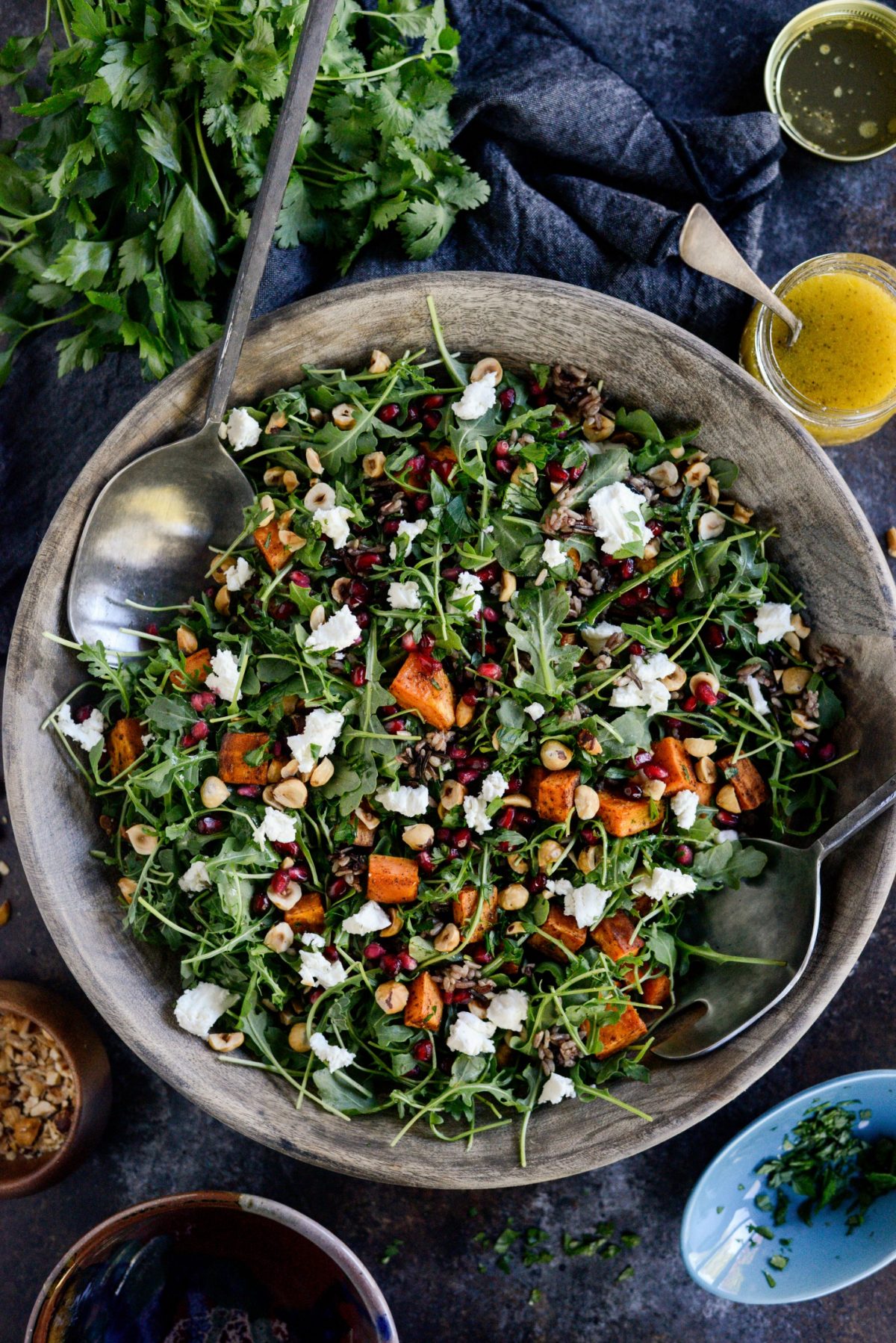 Sweet Potato, Wild Rice and Arugula Salad l SimplyScratch.com (12)