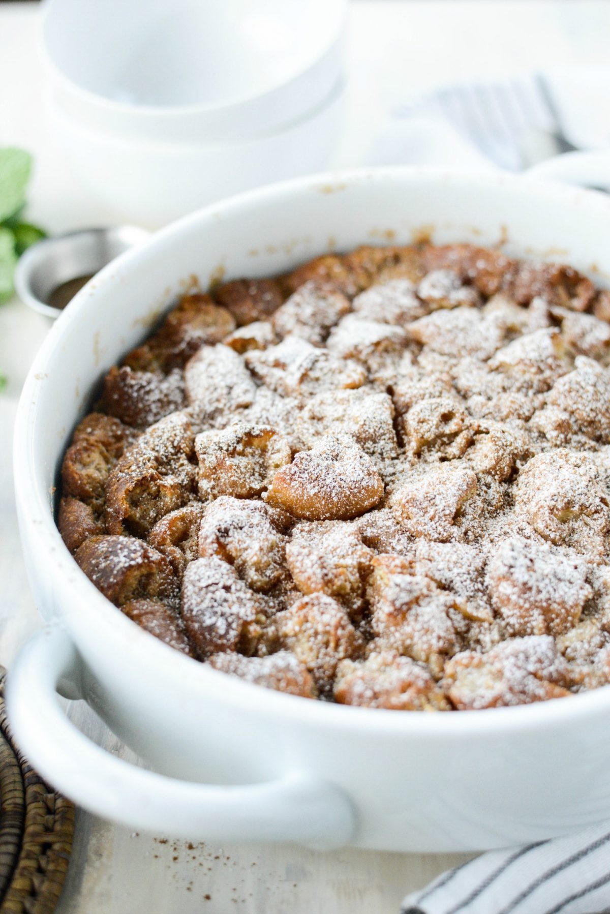 Cider Mill Doughnut Bread Pudding with Butter Rum Sauce l SimplyScratch.com (21)