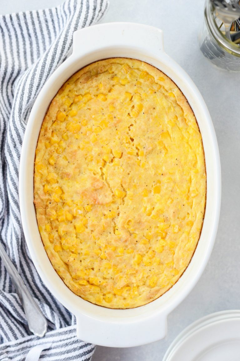 Simply Scratch Scalloped Corn Casserole Simply Scratch