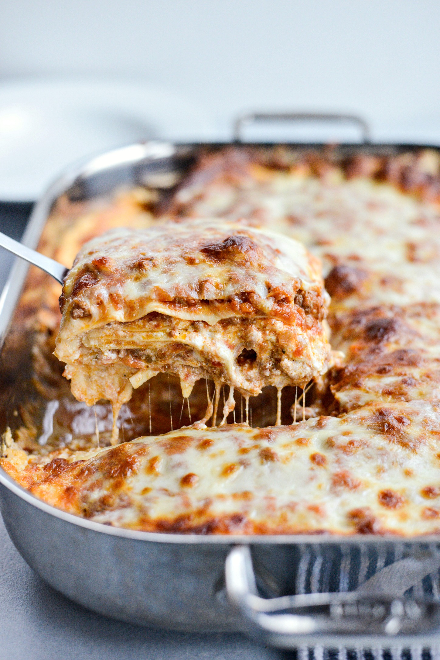 Simply Scratch Homemade Three Meat Bolognese Lasagna Simply Scratch