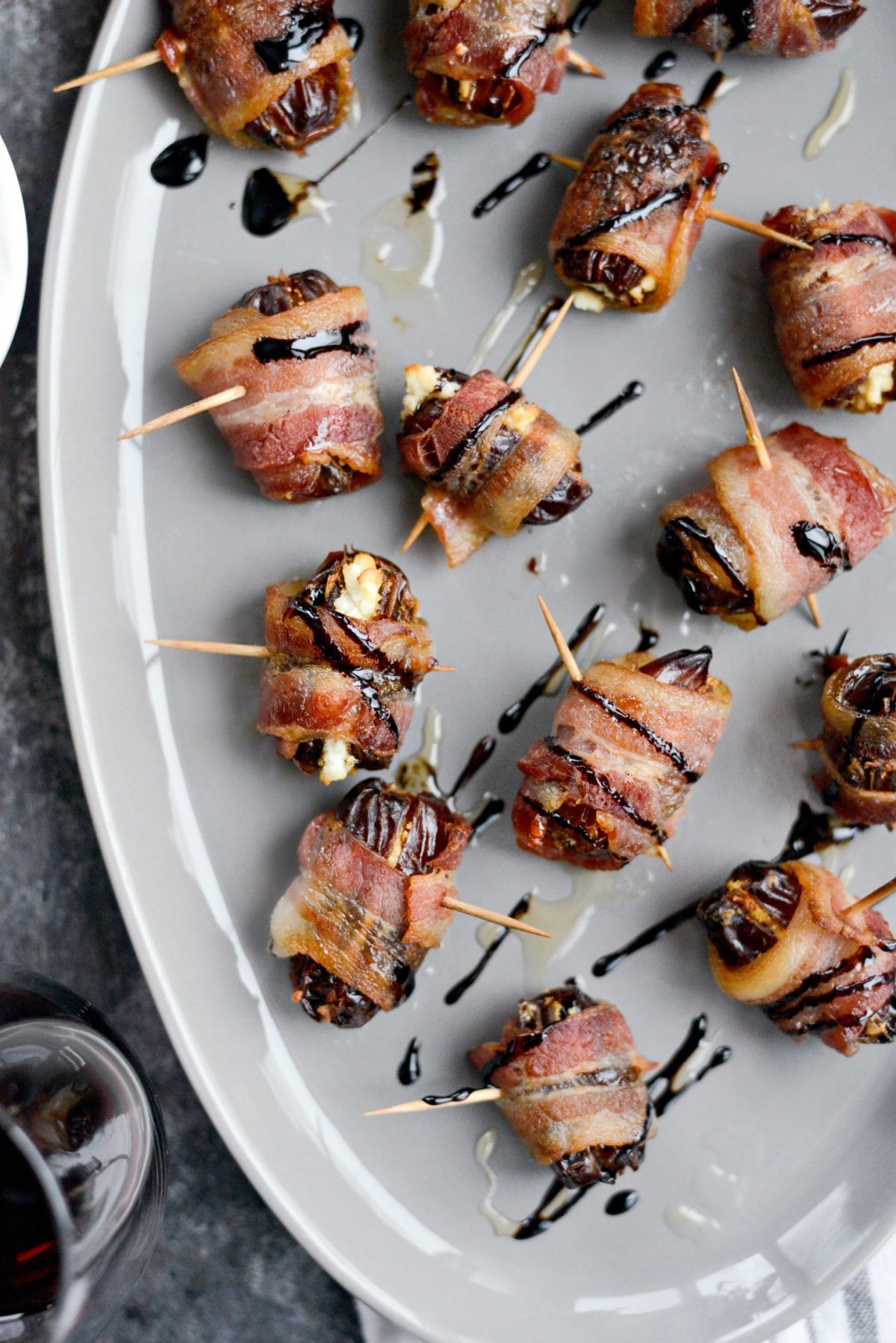 Bacon Wrapped Stuffed Dates with Goat Cheese l SimplyScratch.com (18)