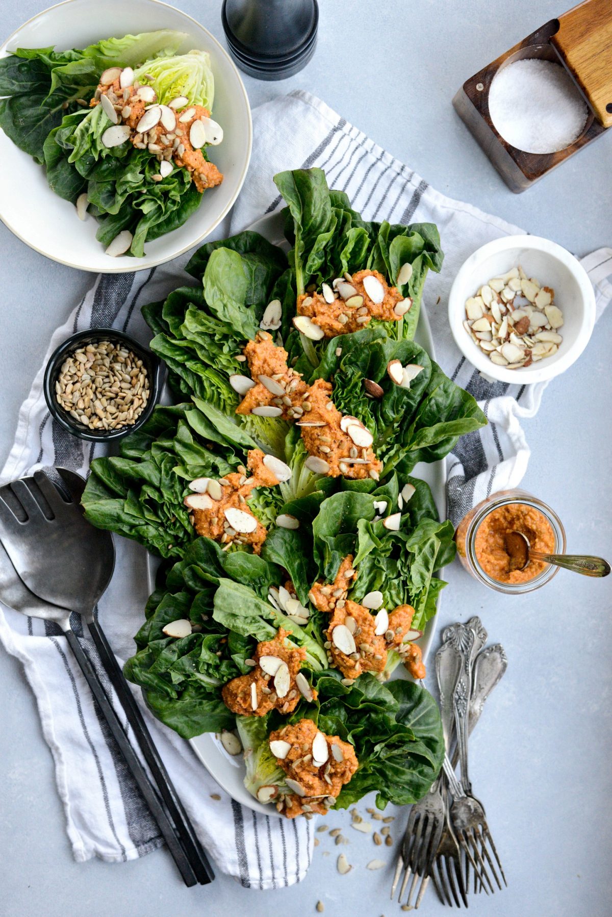 Gem Lettuce Wedges with Sundried Tomato Caesar Dressing l SimplyScratch.com (13)