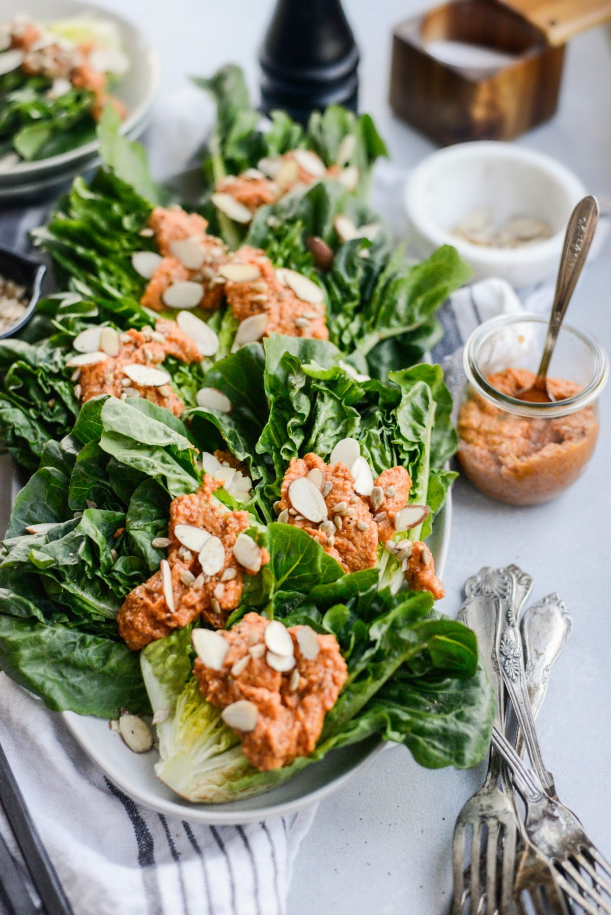 Gem Lettuce Wedges with Sundried Tomato Caesar Dressing l SimplyScratch.com (8)
