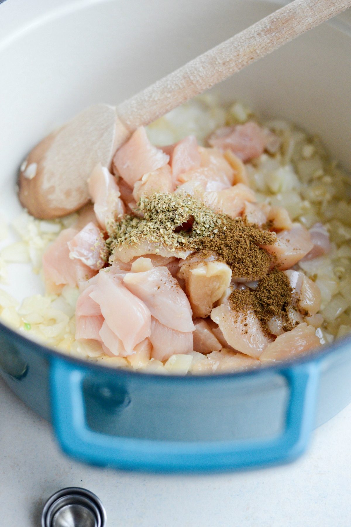 Lighter White Chicken Chili l SimplyScratch.com