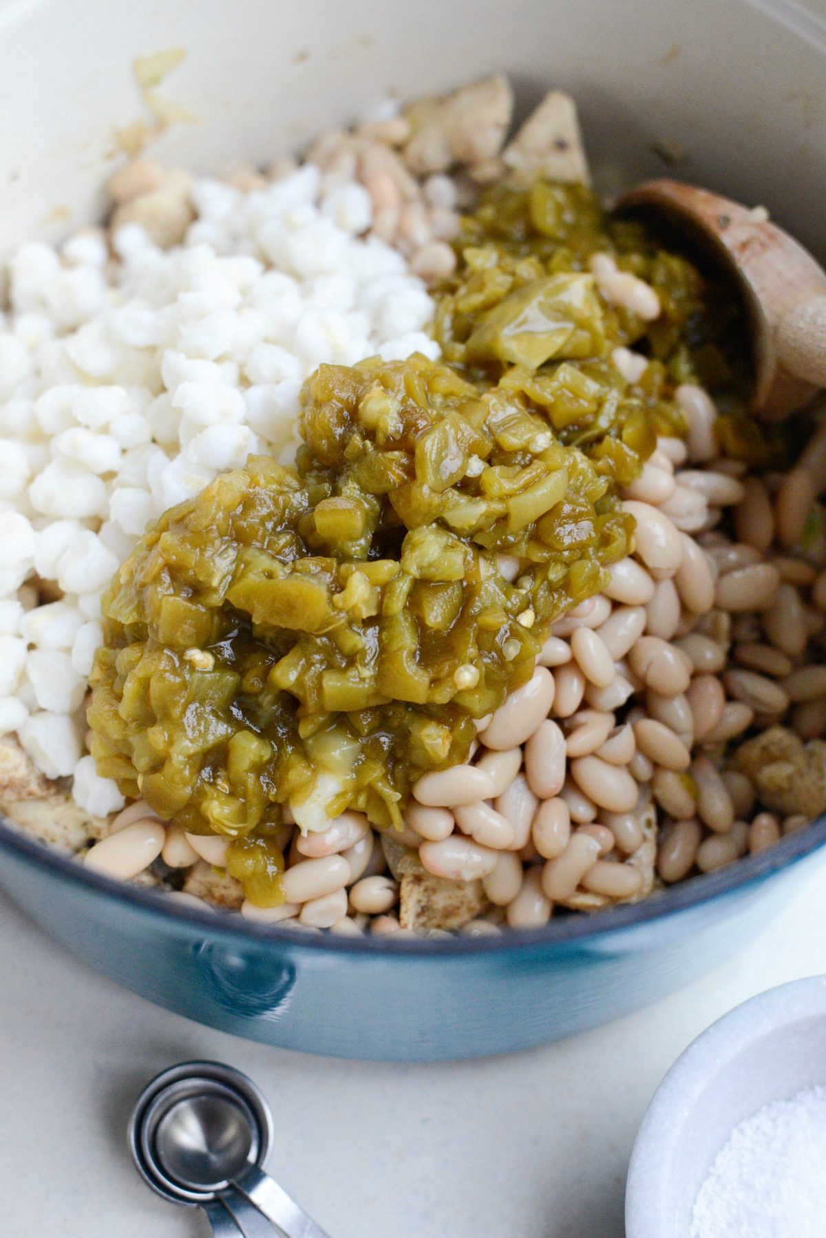 Lighter White Chicken Chili l SimplyScratch.com