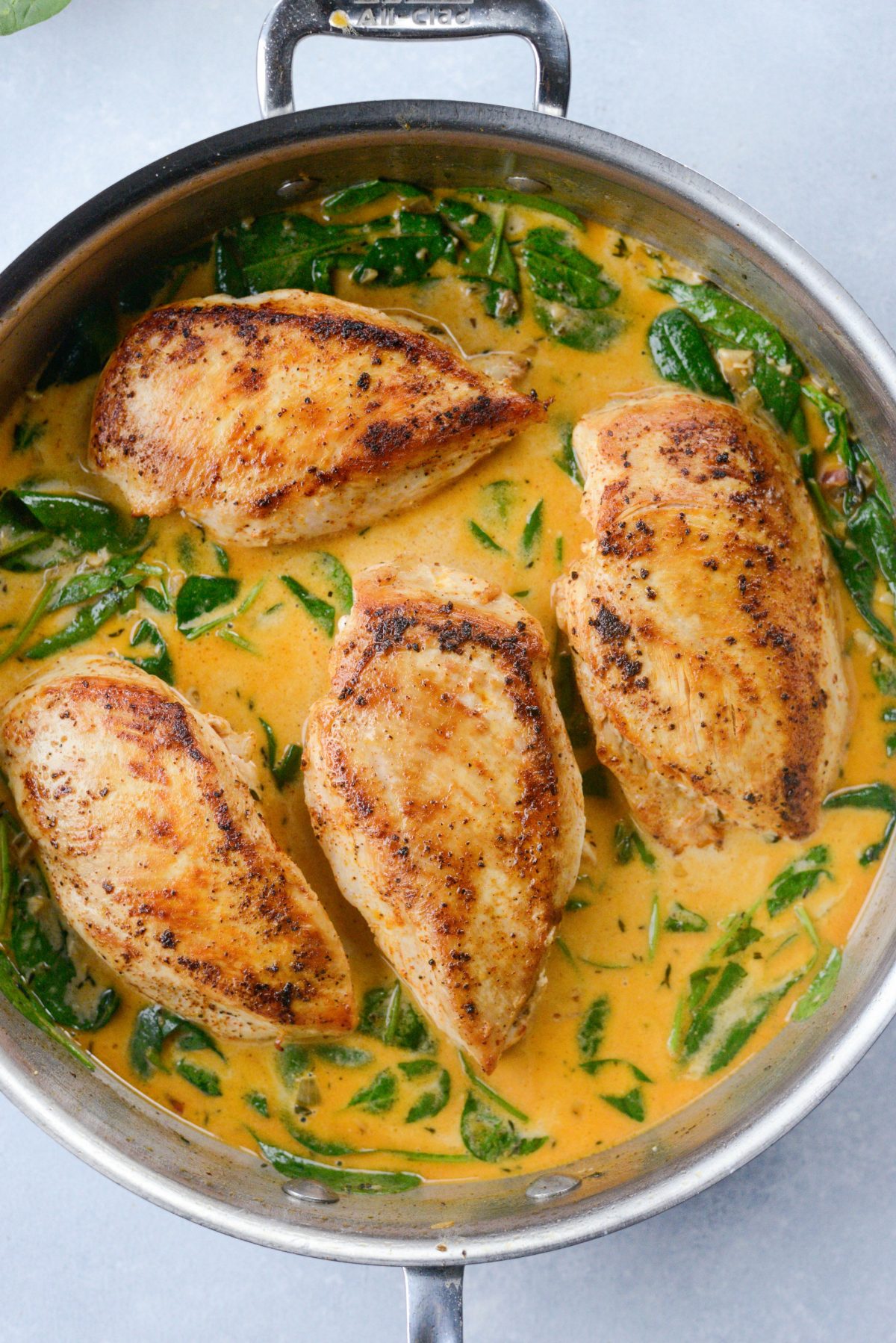 Creamy Lemon Chicken with Spinach l SimplyScratch.com (12)