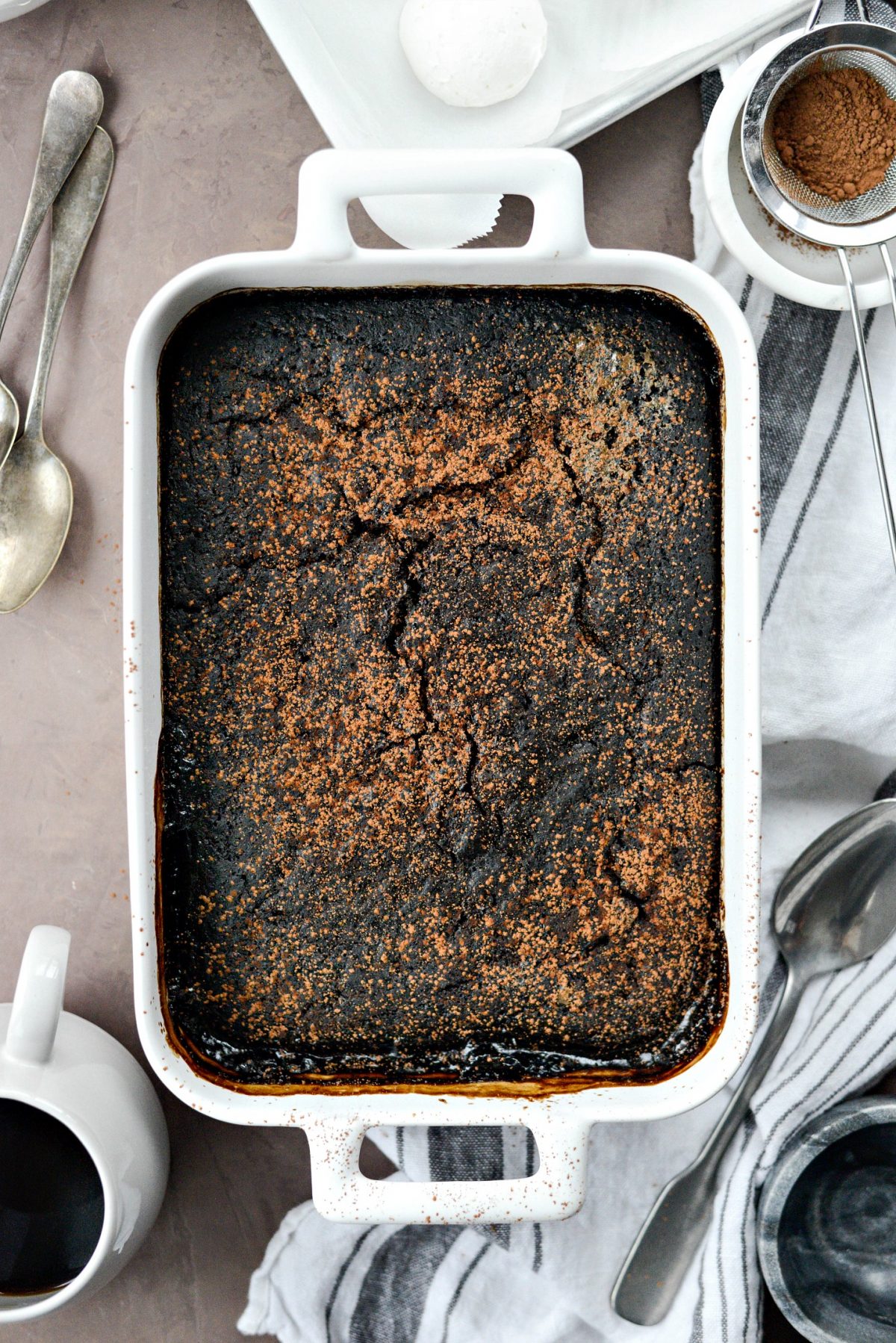 Dark Chocolate Espresso Pudding Cake l SimplyScratch.com (11)