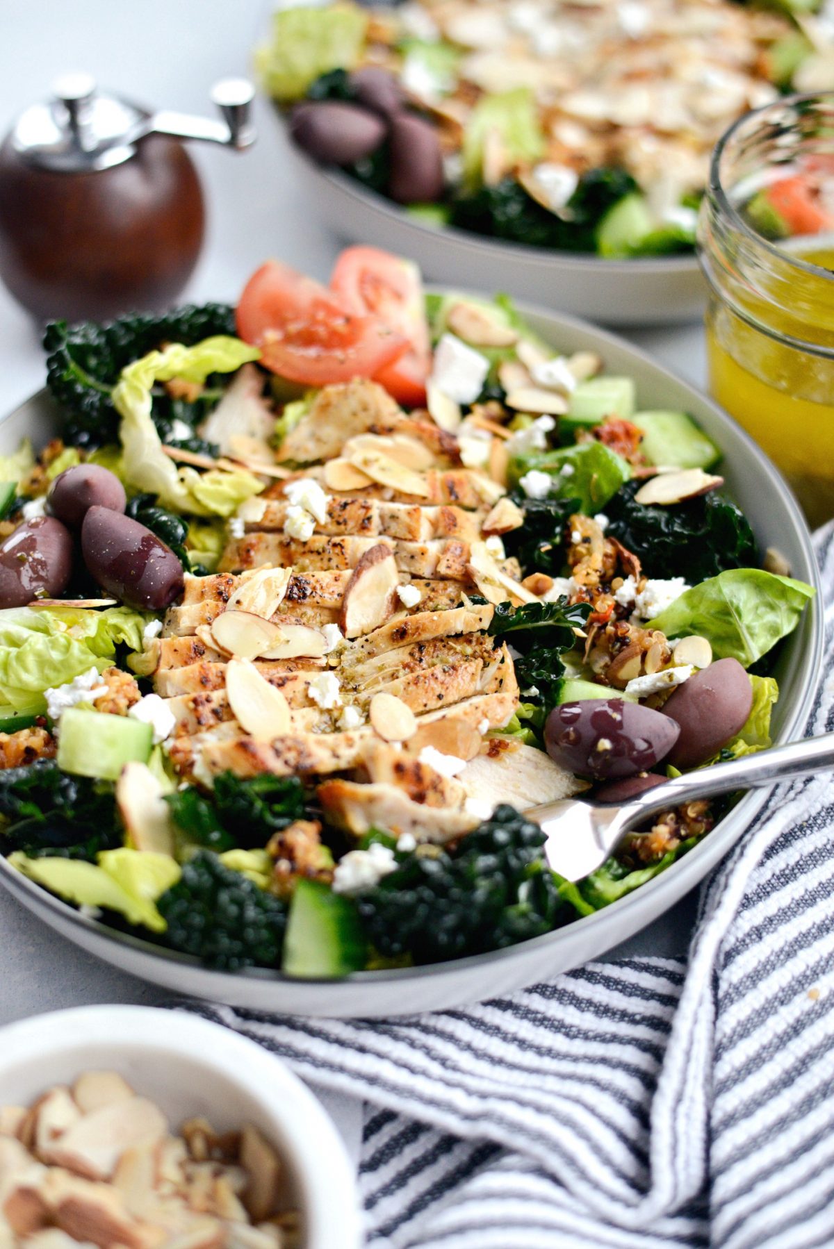 Modern Greek Kale Salad l SimplyScratch.com (12)