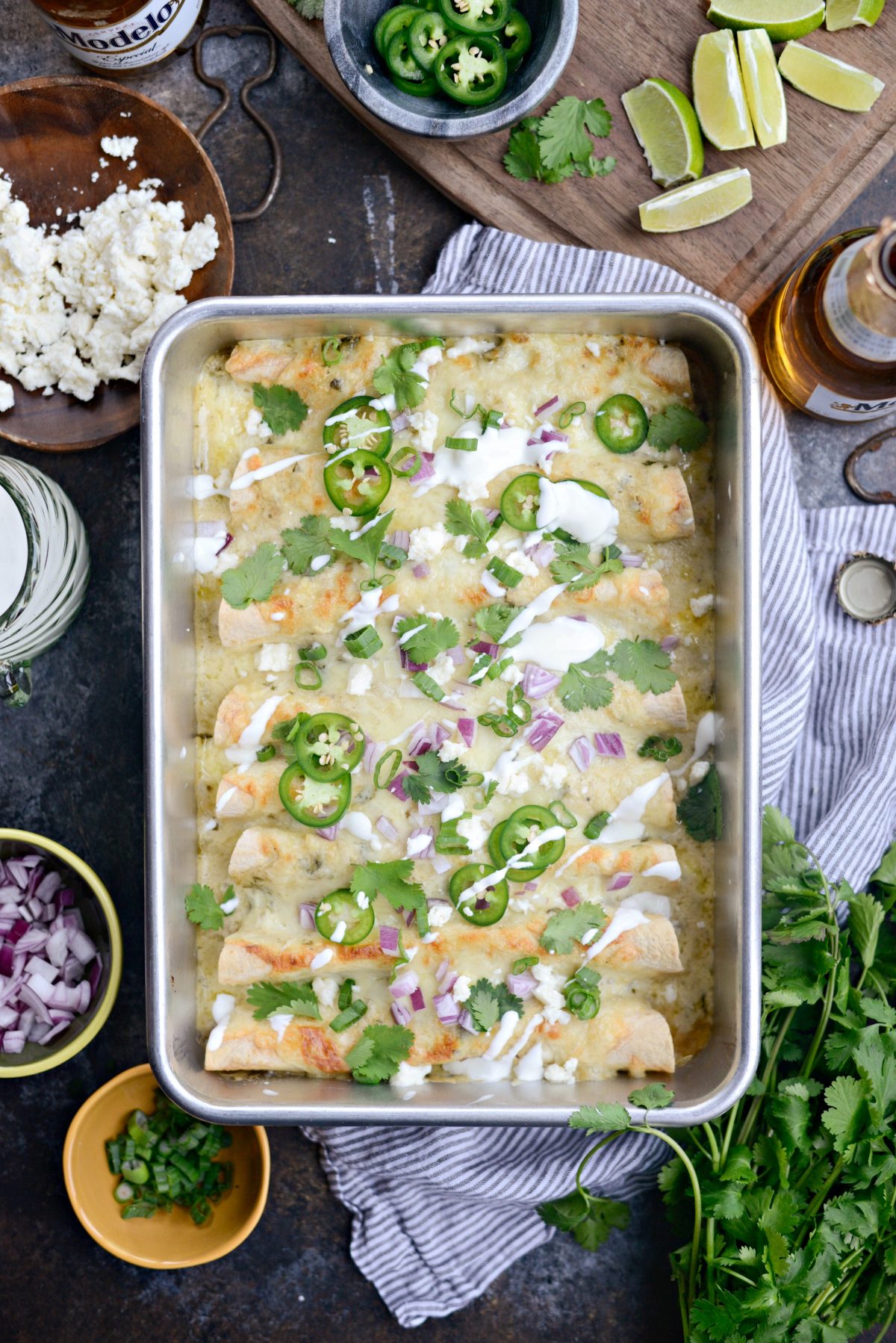 Cheesy Beef Enchiladas Verde l SimplyScratch.com (21)