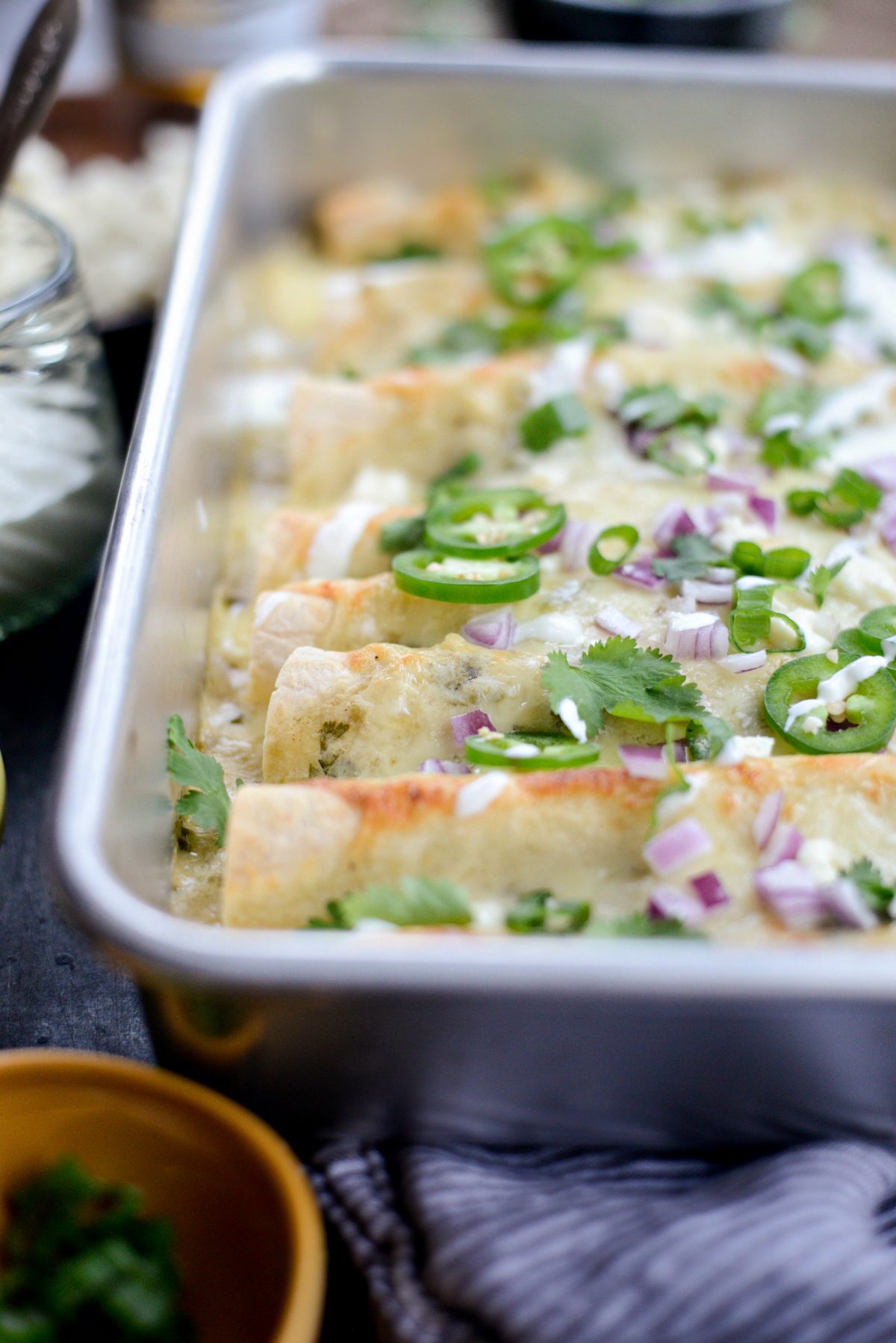 Cheesy Beef Enchiladas Verde l SimplyScratch.com (23)