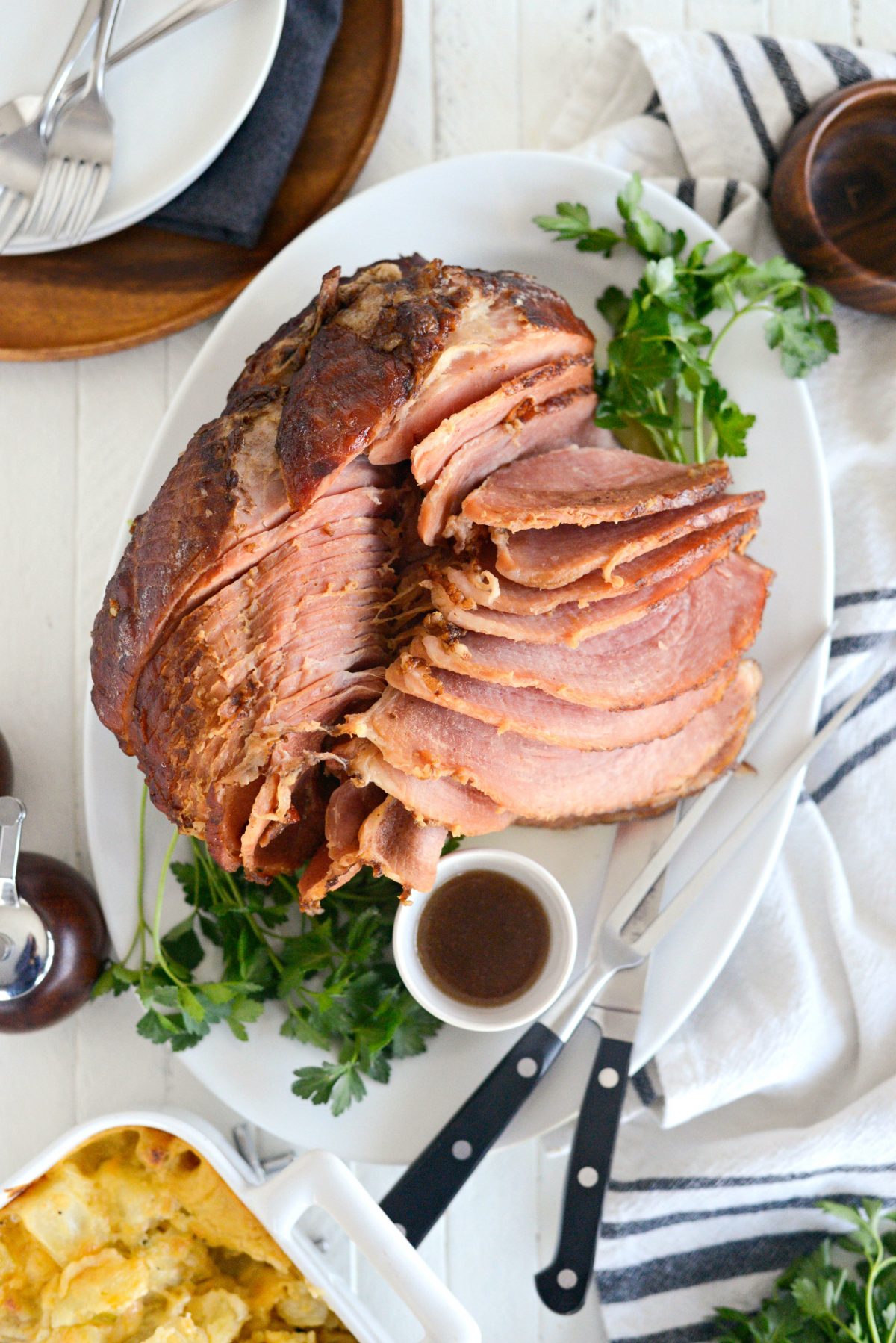 Slow Cooker Maple Brown Sugar Ham l SimplyScratch.com (13)