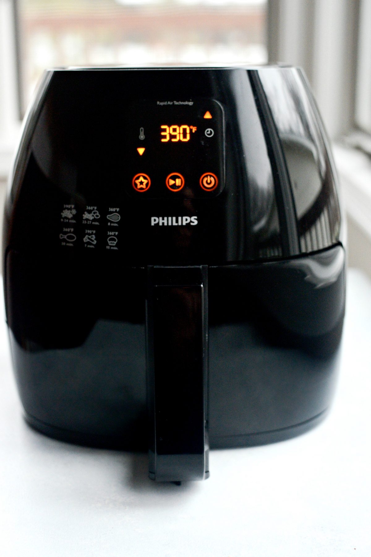 air fryer preheating 