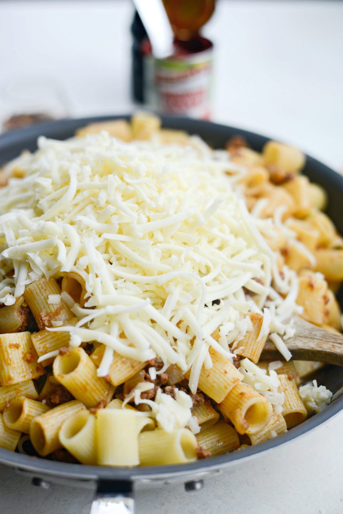 Easy Cheesy Beef Pasta Skillet l SimplyScratch.com (10)