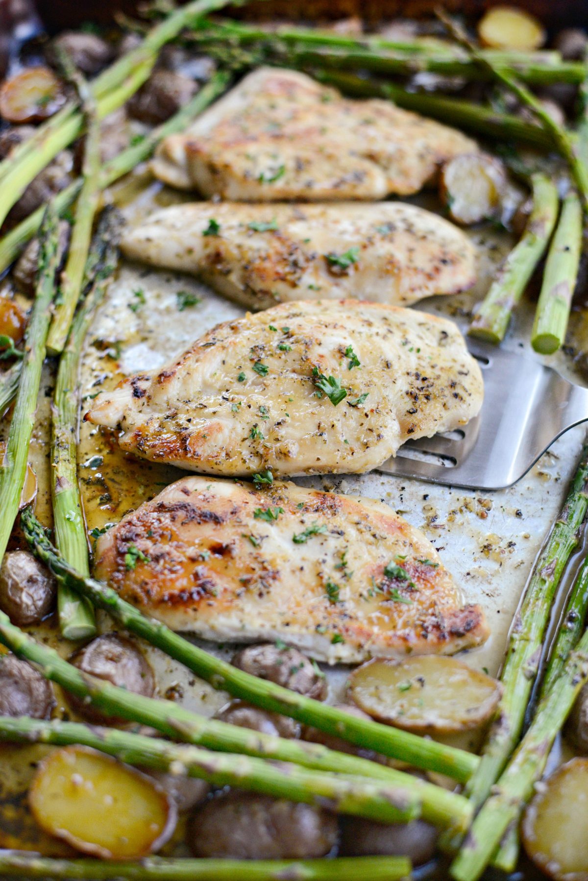 Honey Dijon Chicken Sheet Pan Dinner l SimplyScratch (18)