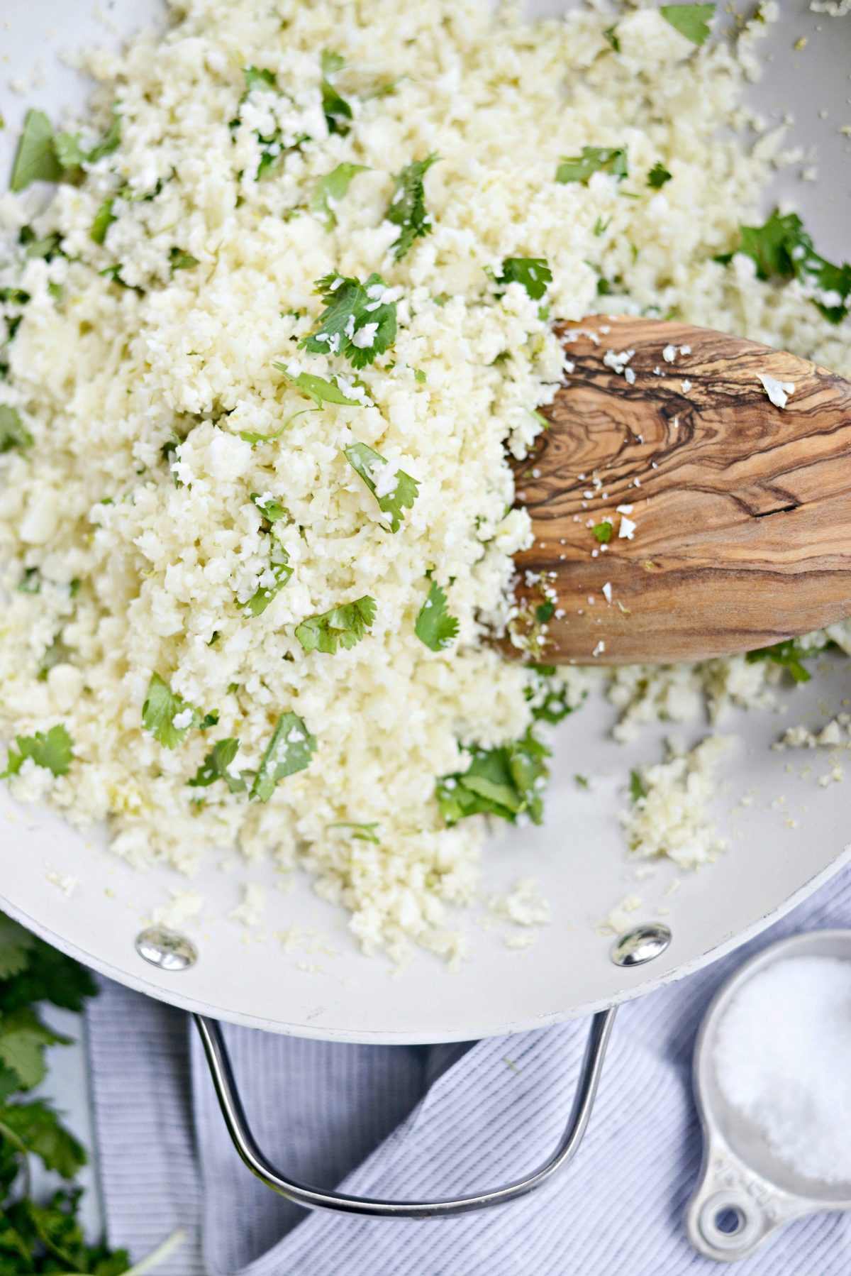 Cilantro Lime Cauliflower Rice l SimplyScratch.com