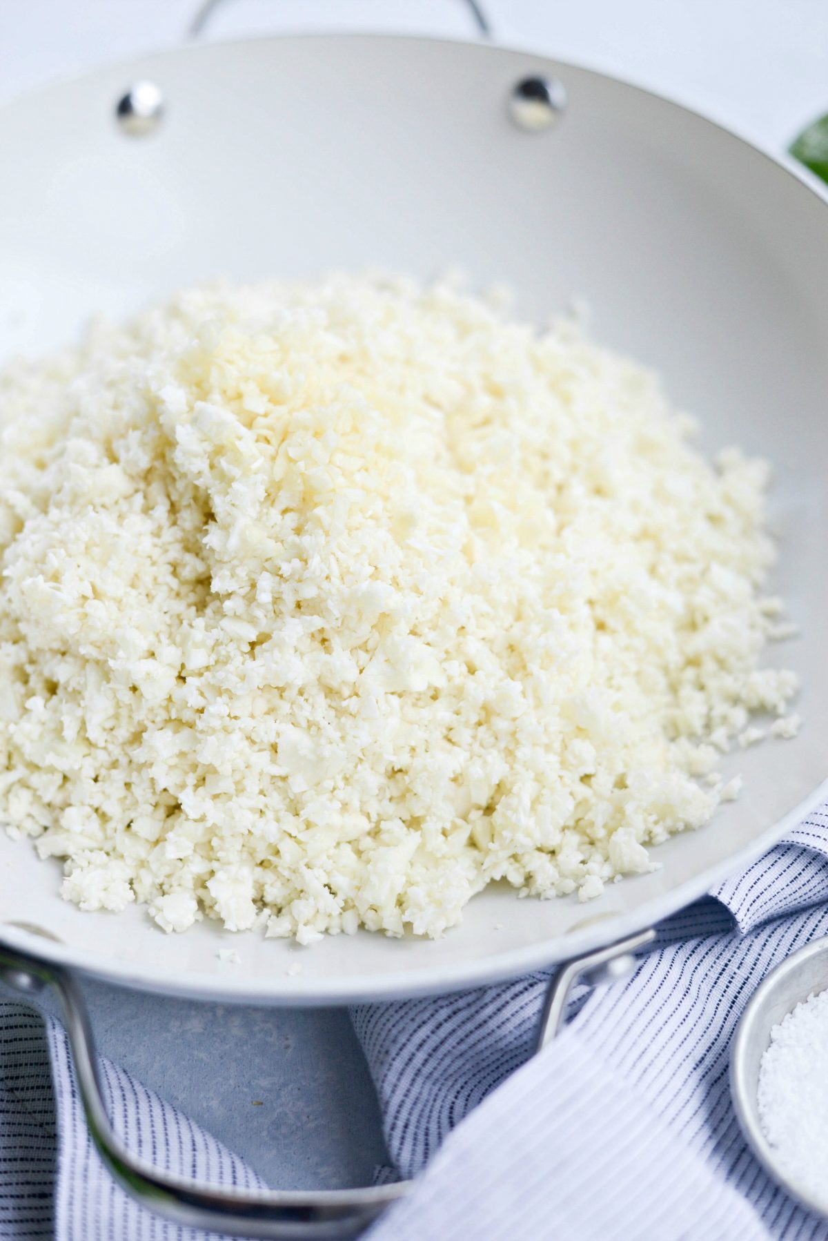 Cilantro Lime Cauliflower Rice l SimplyScratch.com