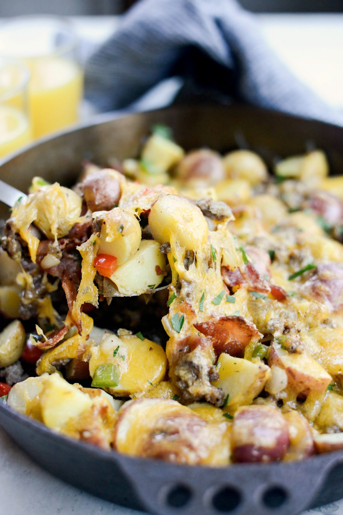 Farmer's Breakfast Skillet l SimplyScratch.com