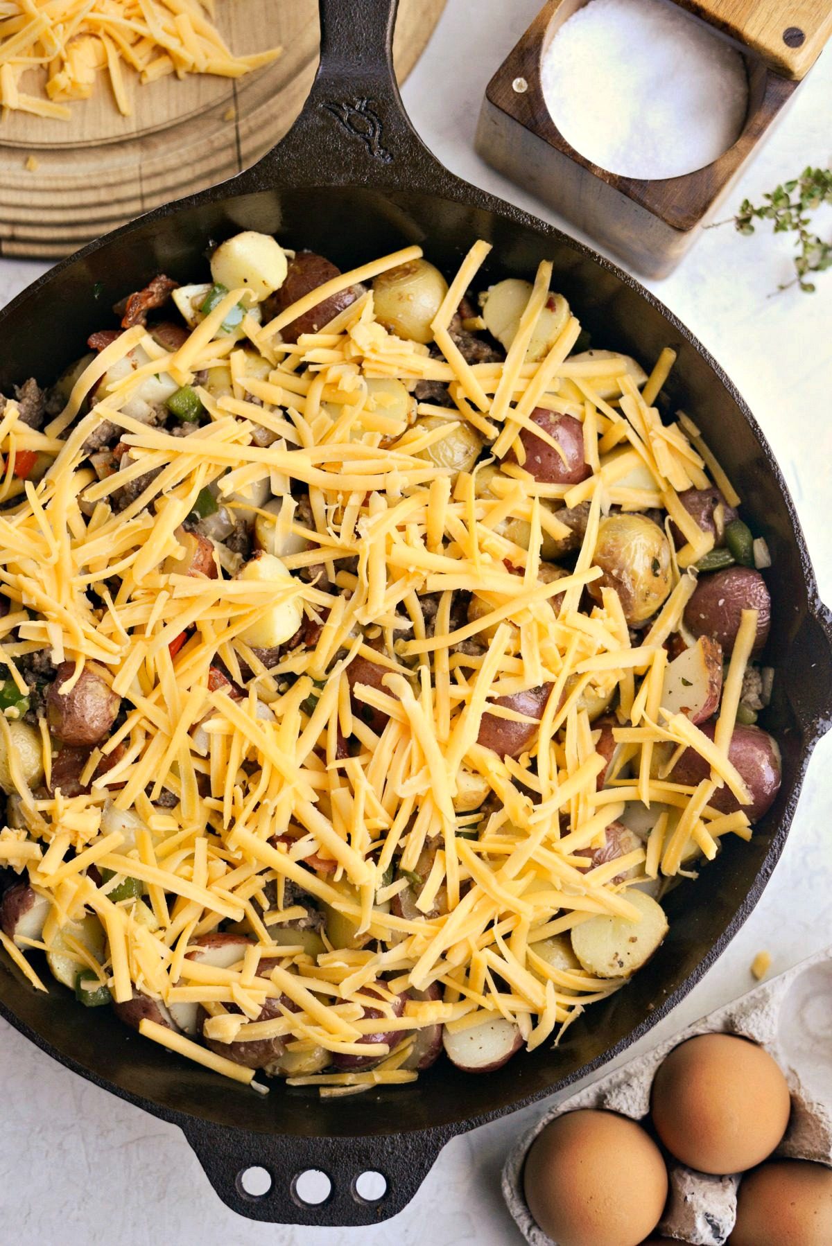 Farmer's Breakfast Skillet l SimplyScratch.com