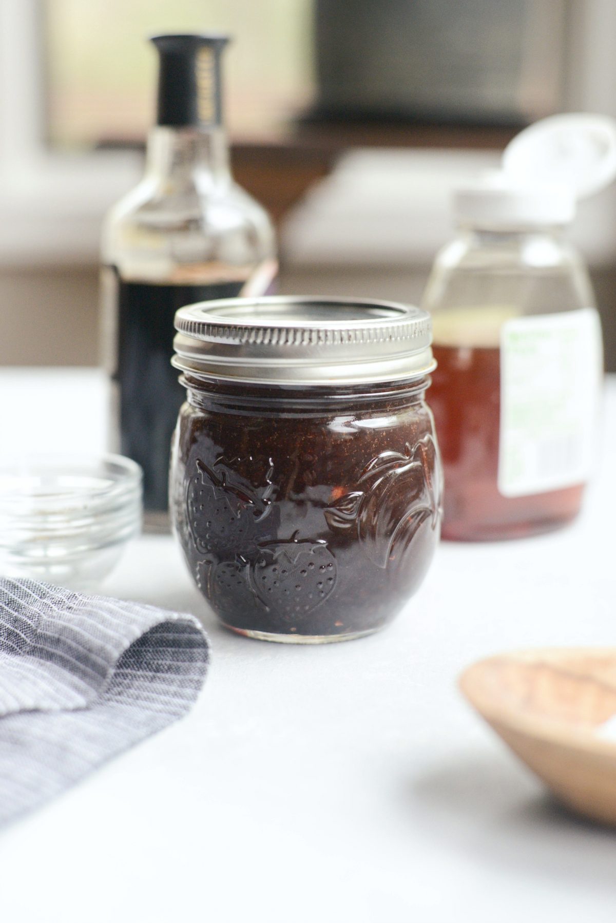 Fresh Berry Spring Salad with Raspberry Balsamic Vinaigrette l SimplyScratch.com