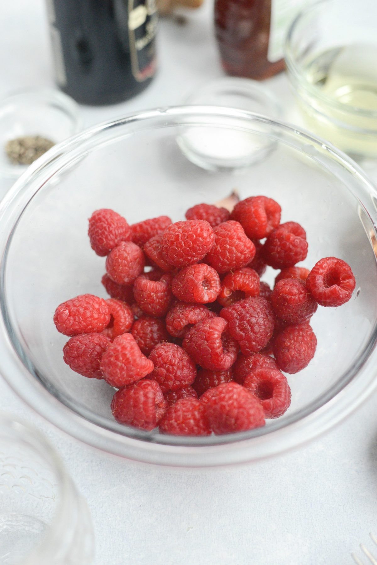 Fresh Berry Spring Salad with Raspberry Balsamic Vinaigrette l SimplyScratch.com