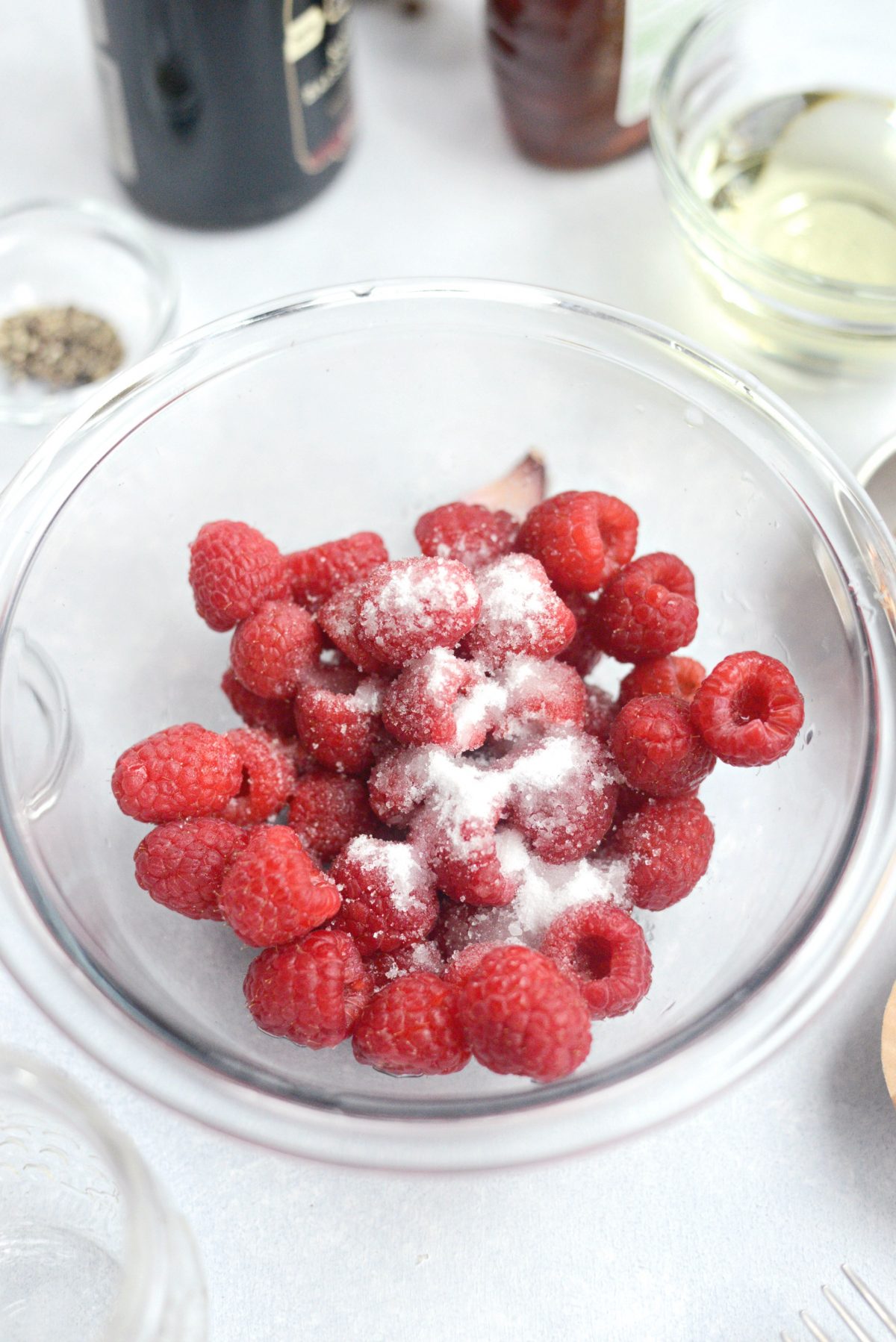 Fresh Berry Spring Salad with Raspberry Balsamic Vinaigrette l SimplyScratch.com