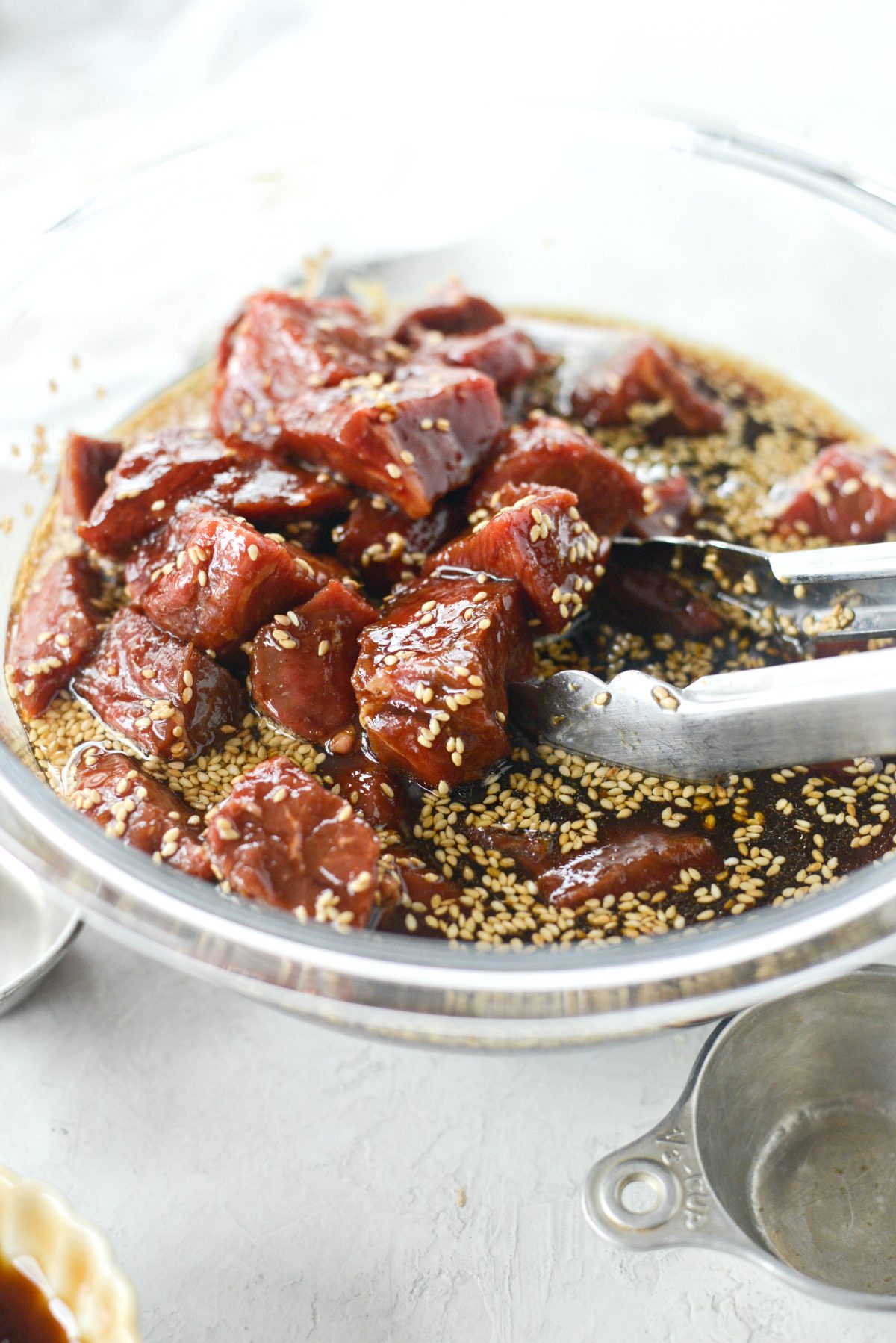 Grilled Sesame Steak Skewers l SimplyScratch.com