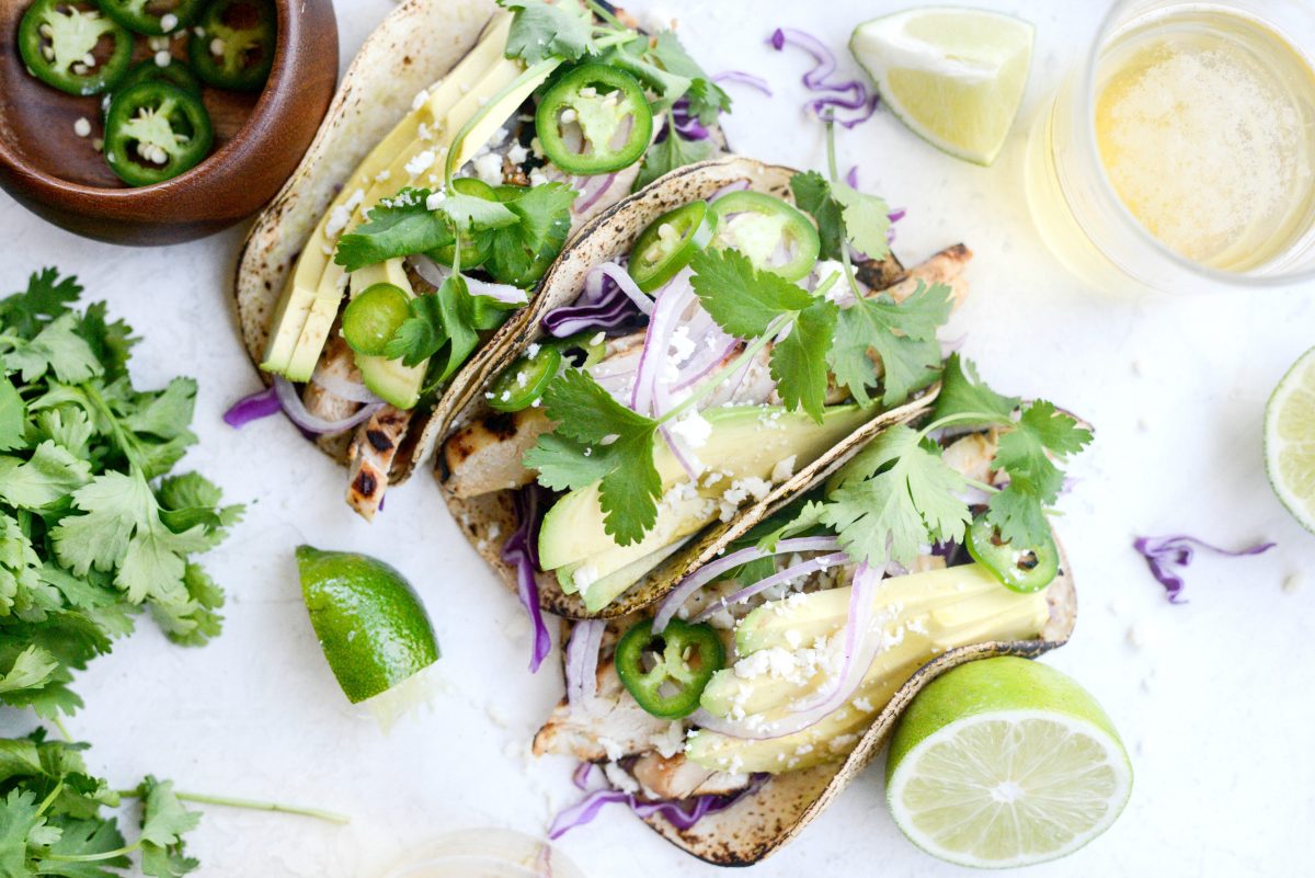 Simply Scratch Grilled Tequila Lime Chicken Tacos Simply Scratch