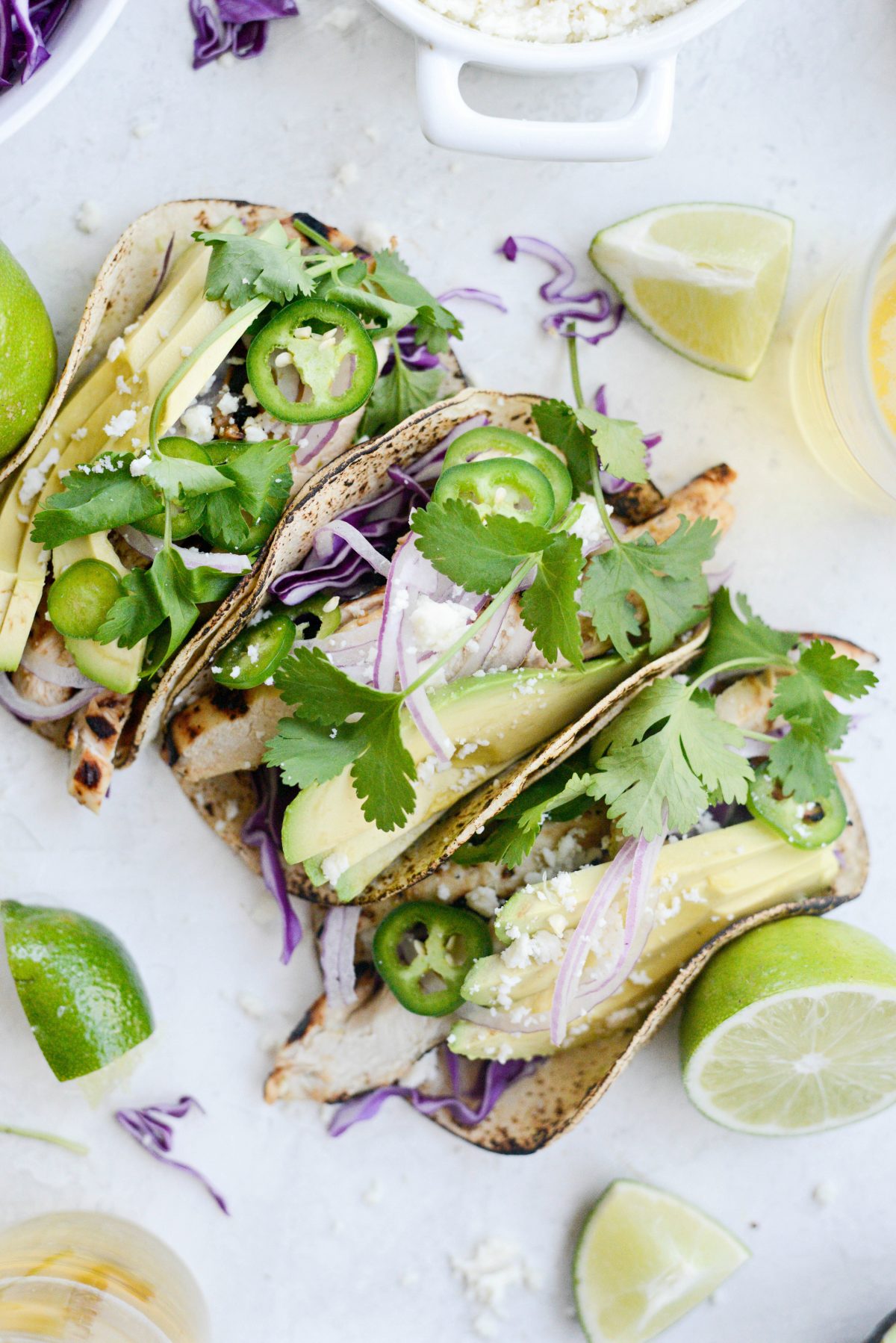 Grilled Tequila Lime Chicken Tacos