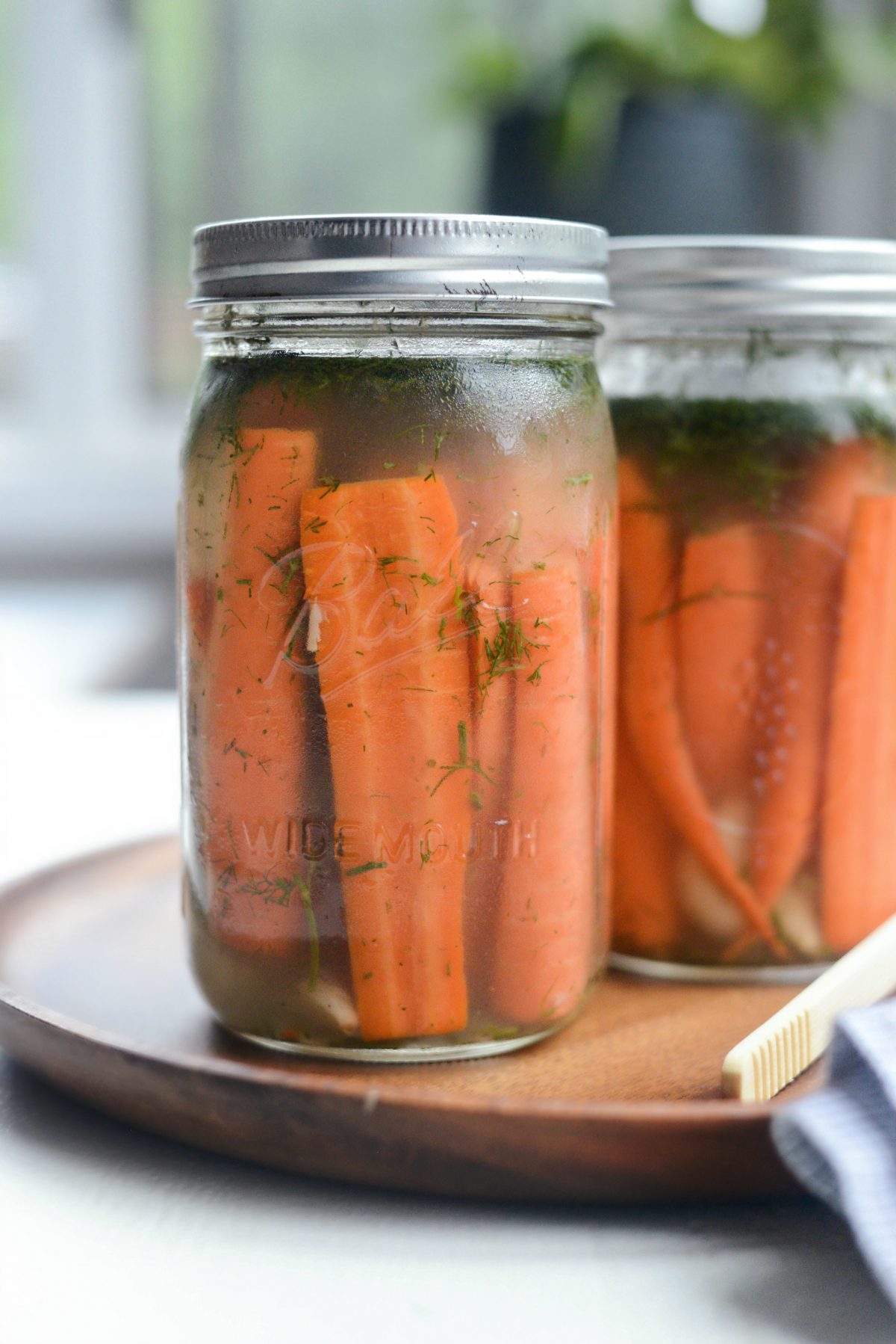 Naturally Fermented Dilly Carrots