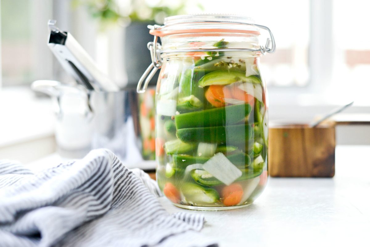 Simply Scratch Taqueria Style Pickled Jalapeños with Carrots and Onions