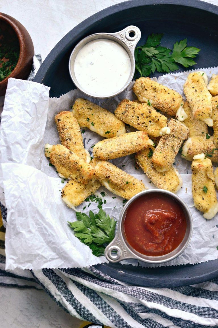 Simply Scratch Crispy Air Fryer Mozzarella Cheese Sticks Simply Scratch